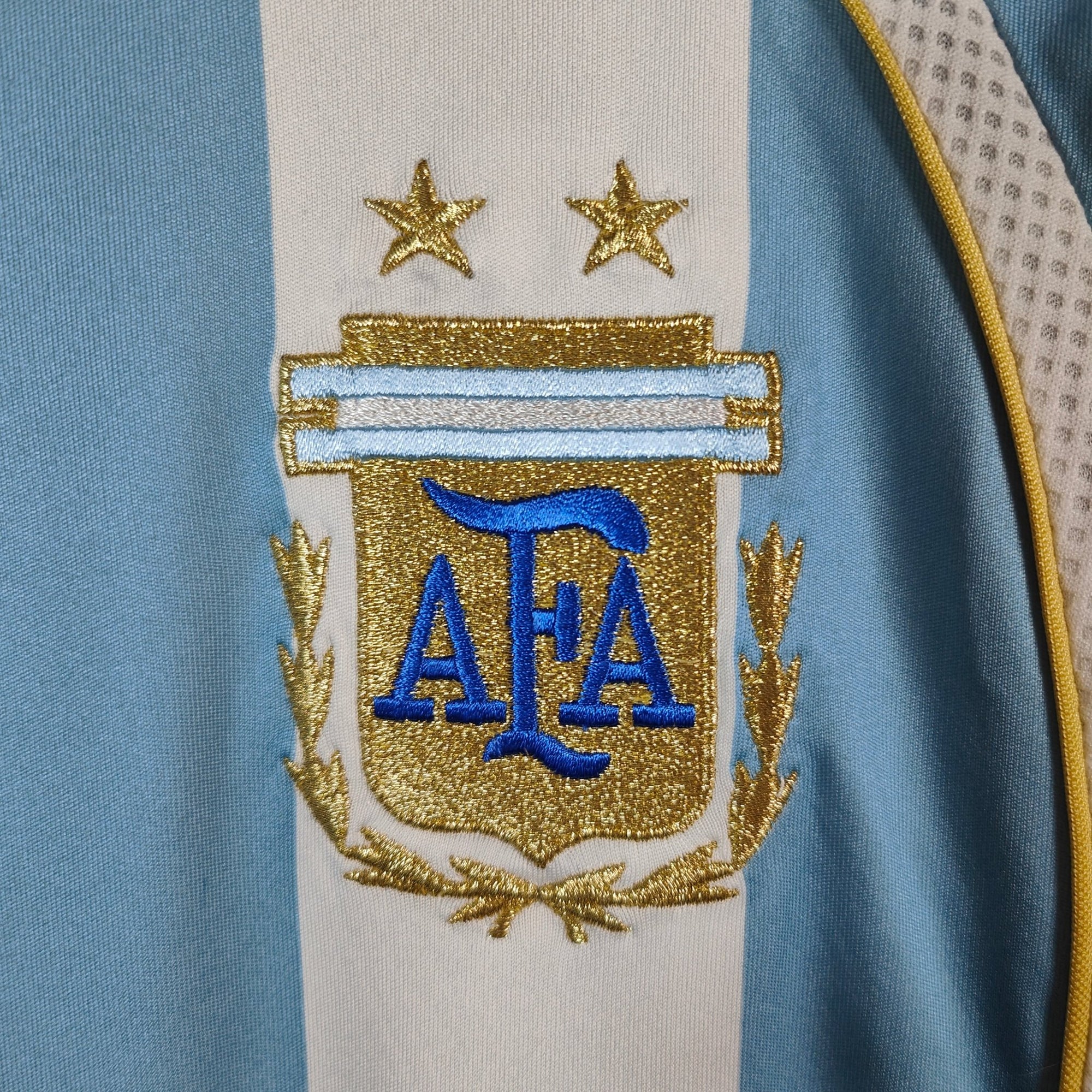 2005 - 07 Argentina Home Shirt Messi 19 - 9/10 - (M) - Eternal Pitch