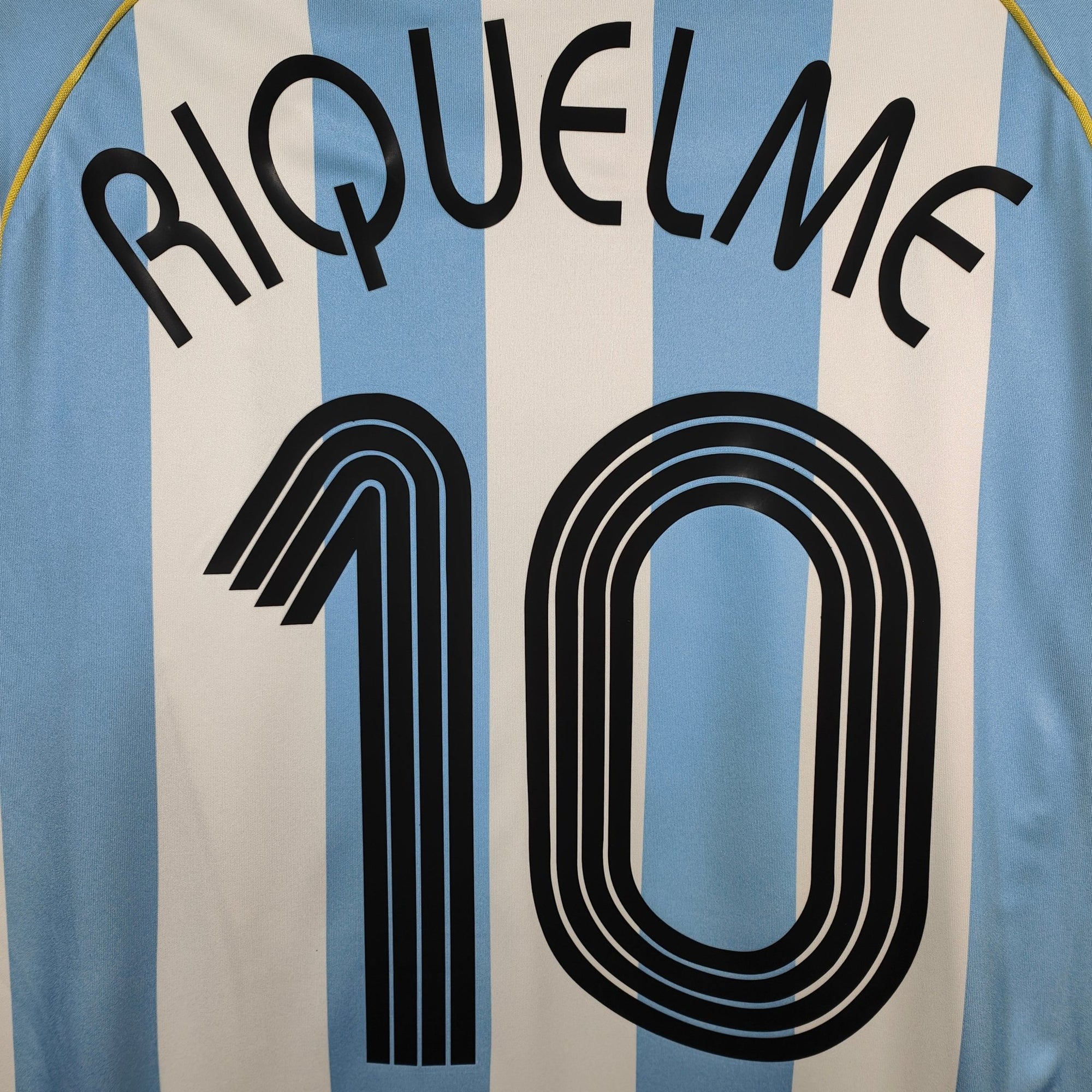 2005 - 07 Argentina Home Shirt Riquelme 10 - 9/10 - (M) - Eternal Pitch