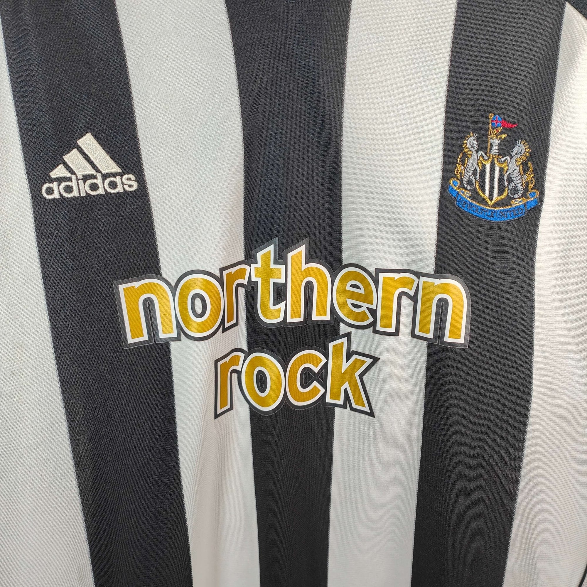2005 - 07 Newcastle Home Shirt Shearer 9 - 9/10 - (XL) - Eternal Pitch