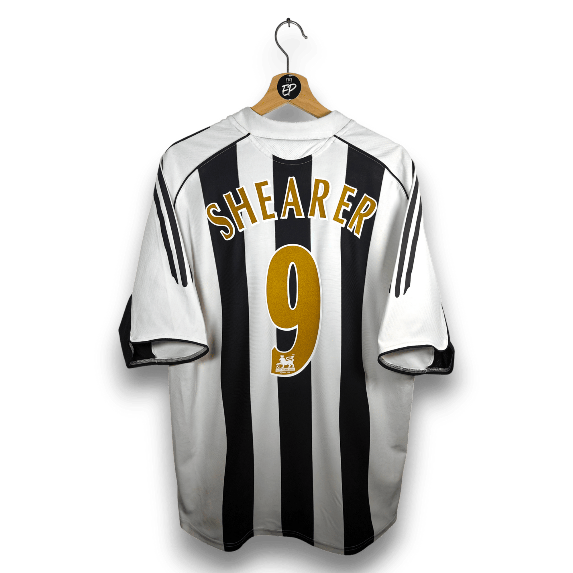 2005 - 07 Newcastle Home Shirt Shearer 9 - 9/10 - (XL) - Eternal Pitch