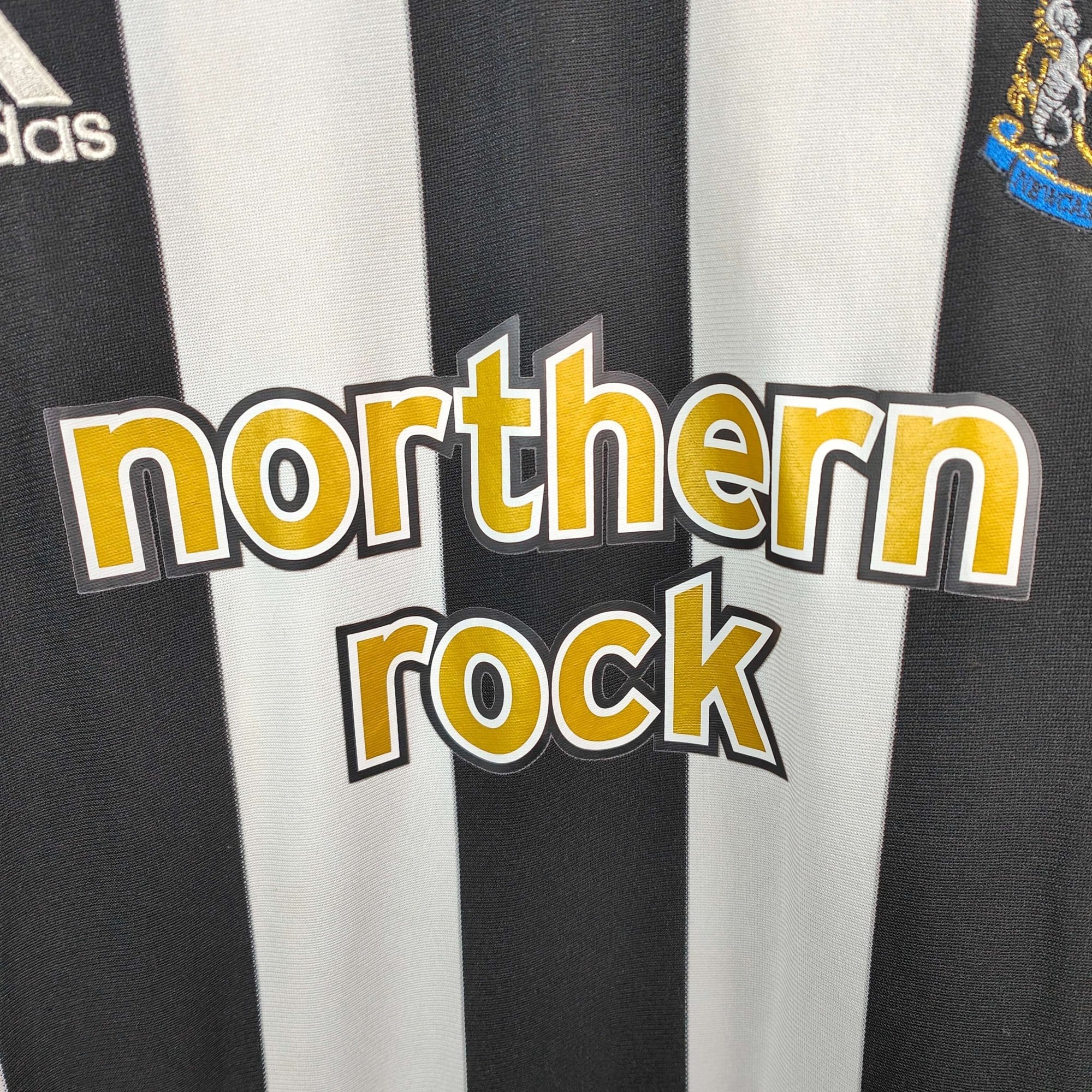 2005 - 07 Newcastle Home Shirt Shearer 9 - 9/10 - (XL) - Eternal Pitch