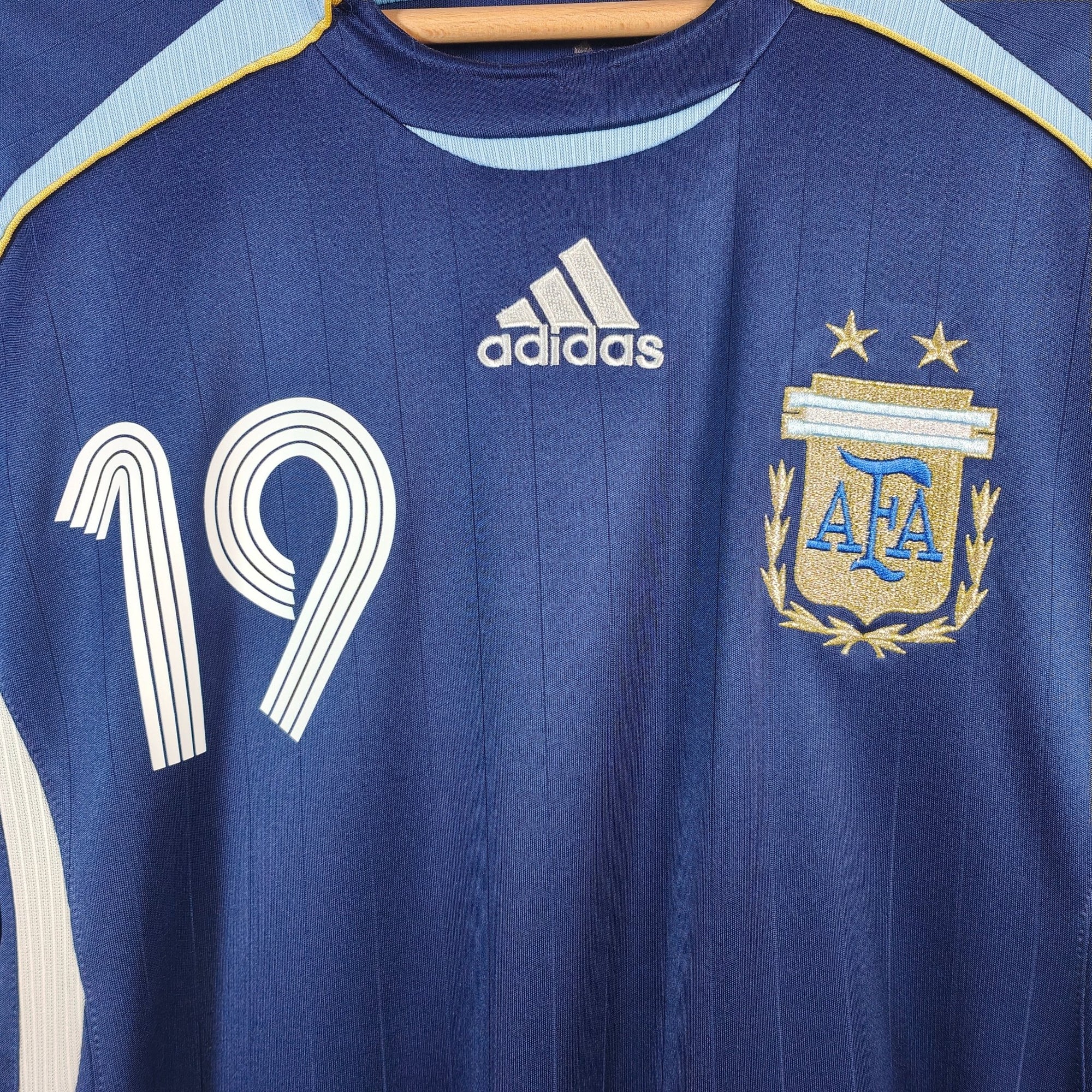 2006 - 07 Argentina Away Shirt Messi 19 - 9.5/10 - (M) - Eternal Pitch