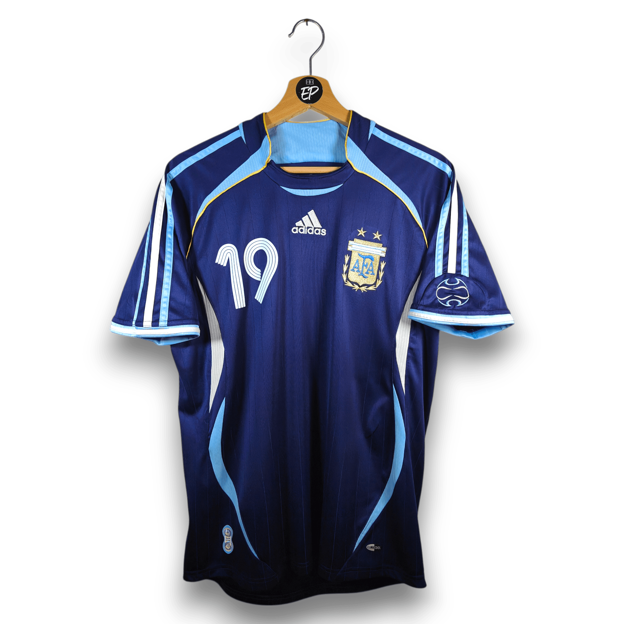 2006 - 07 Argentina Away Shirt Messi 19 - 9.5/10 - (M) - Eternal Pitch