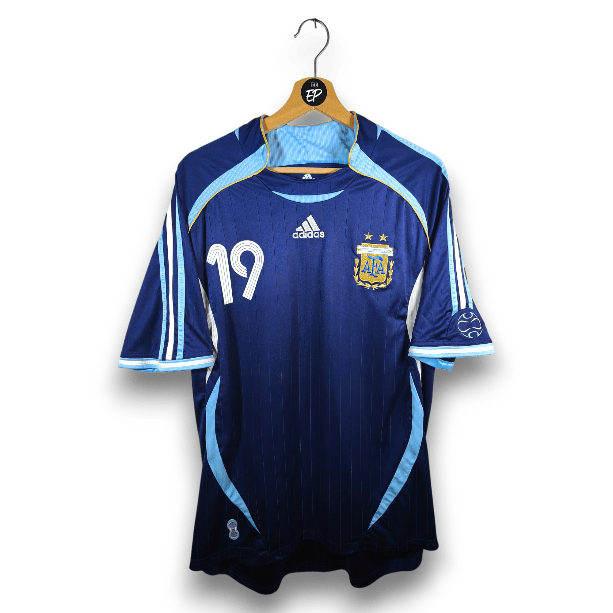 2006 - 07 Argentina Away Shirt Messi 19 - 9.5/10 - (XL) - Eternal Pitch