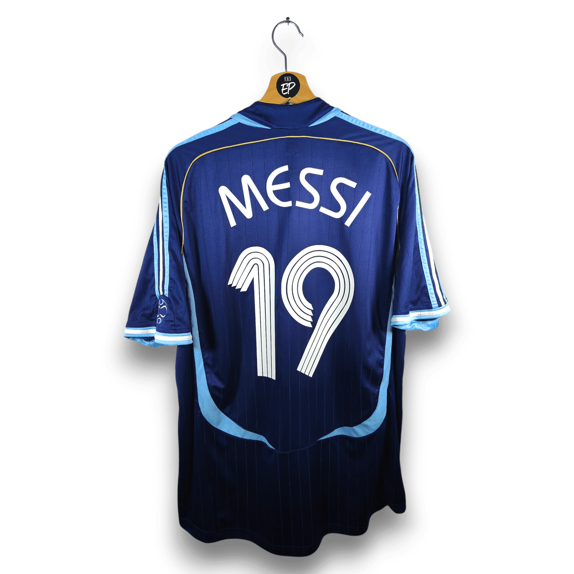 ウェア argentina away uniform 2006 messi 2006-07-argentina-away-shirt-