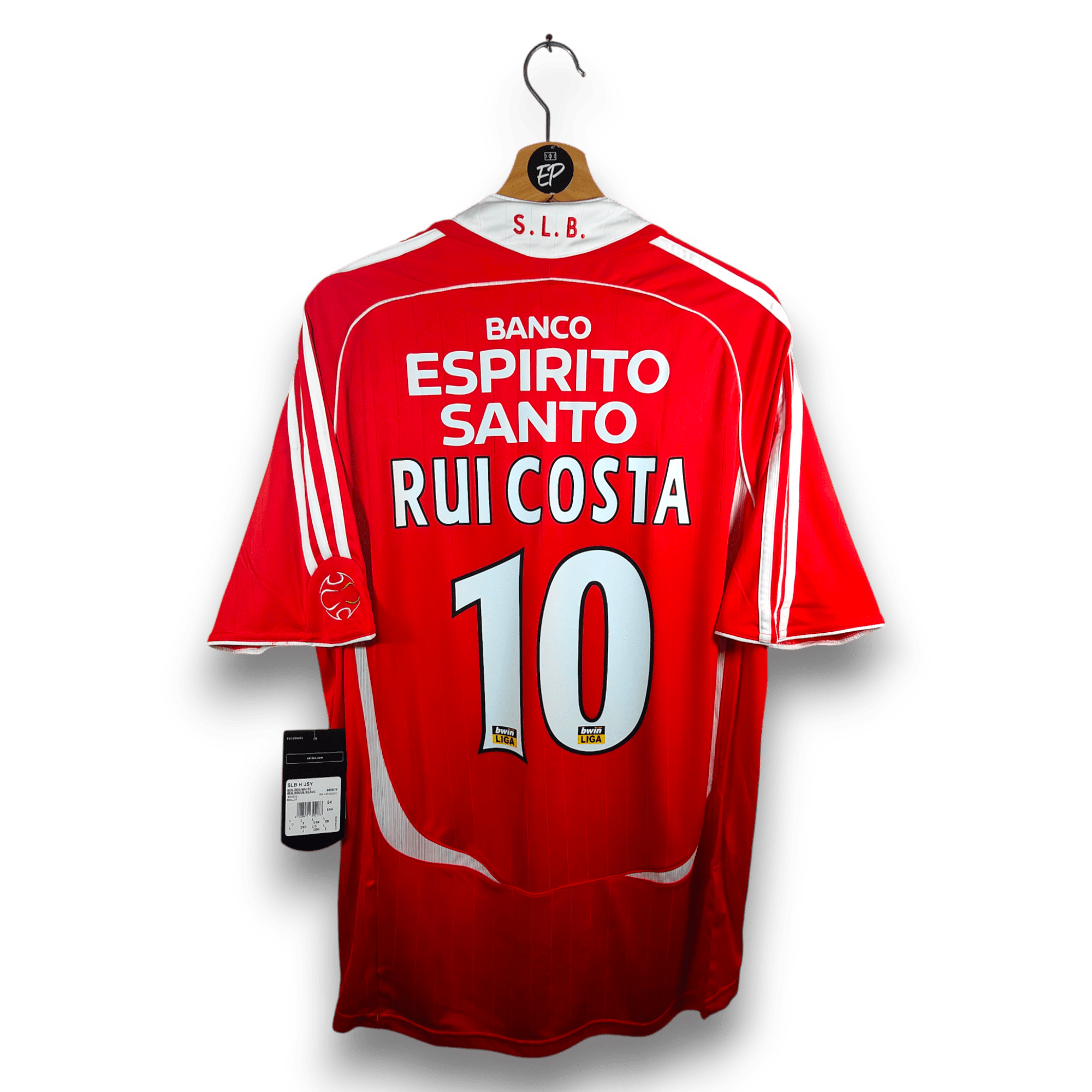 2006 - 07 Benfica Home Shirt Rui Costa 10 - BNWT 10/10 - (L) - Eternal Pitch