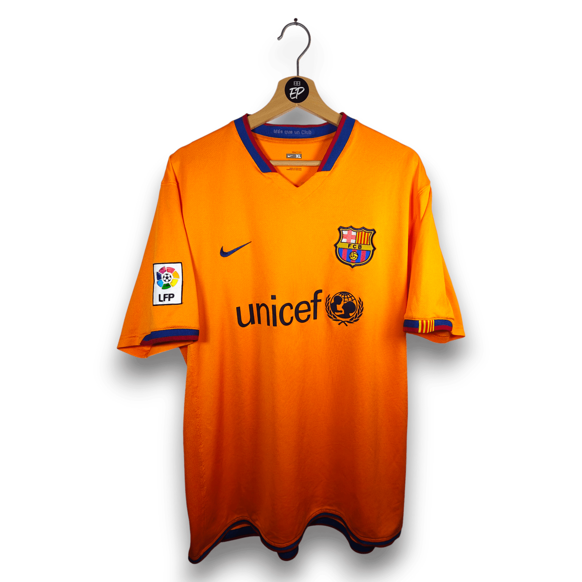 2006 - 07 FC Barcelona Away Shirt Ronaldinho 10 - 9.5/10 - (XL) - Eternal Pitch