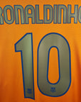 2006 - 07 FC Barcelona Away Shirt Ronaldinho 10 - 9.5/10 - (XL) - Eternal Pitch