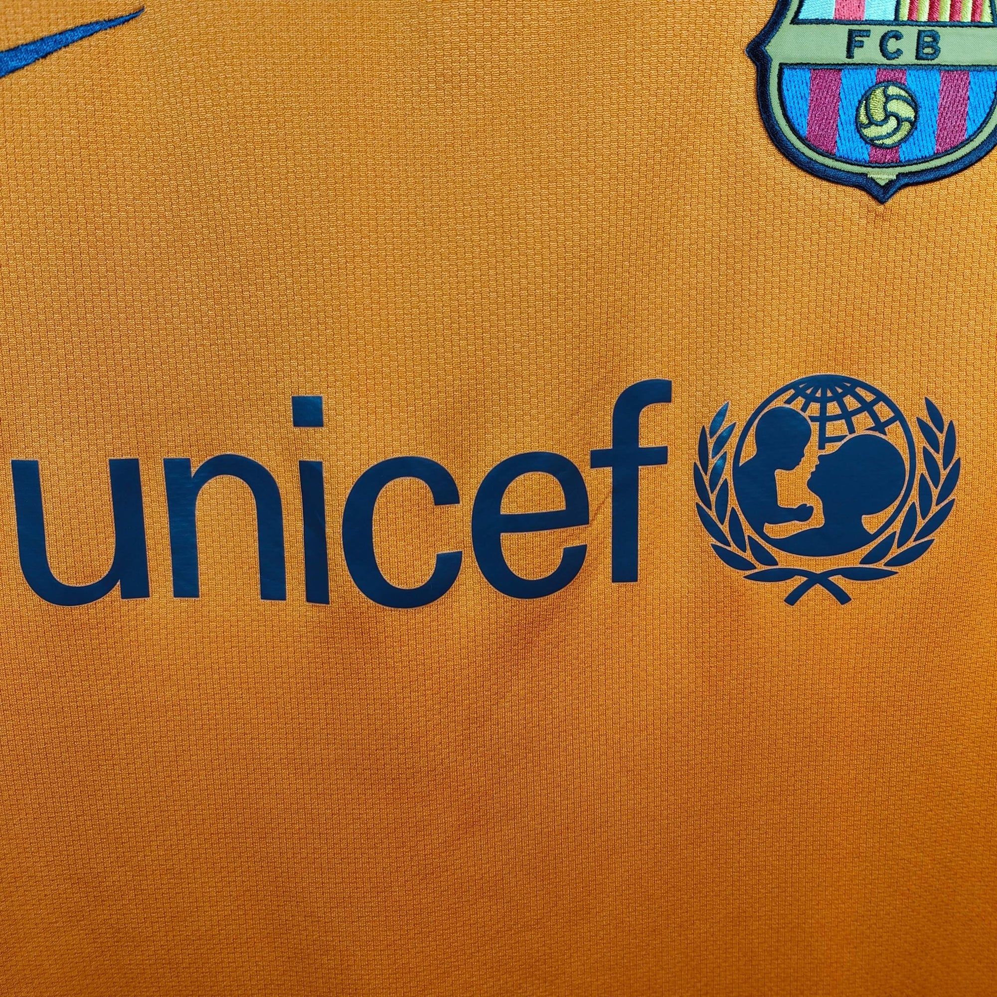 2006 - 07 FC Barcelona Away Shirt Ronaldinho 10 - 9.5/10 - (XL) - Eternal Pitch