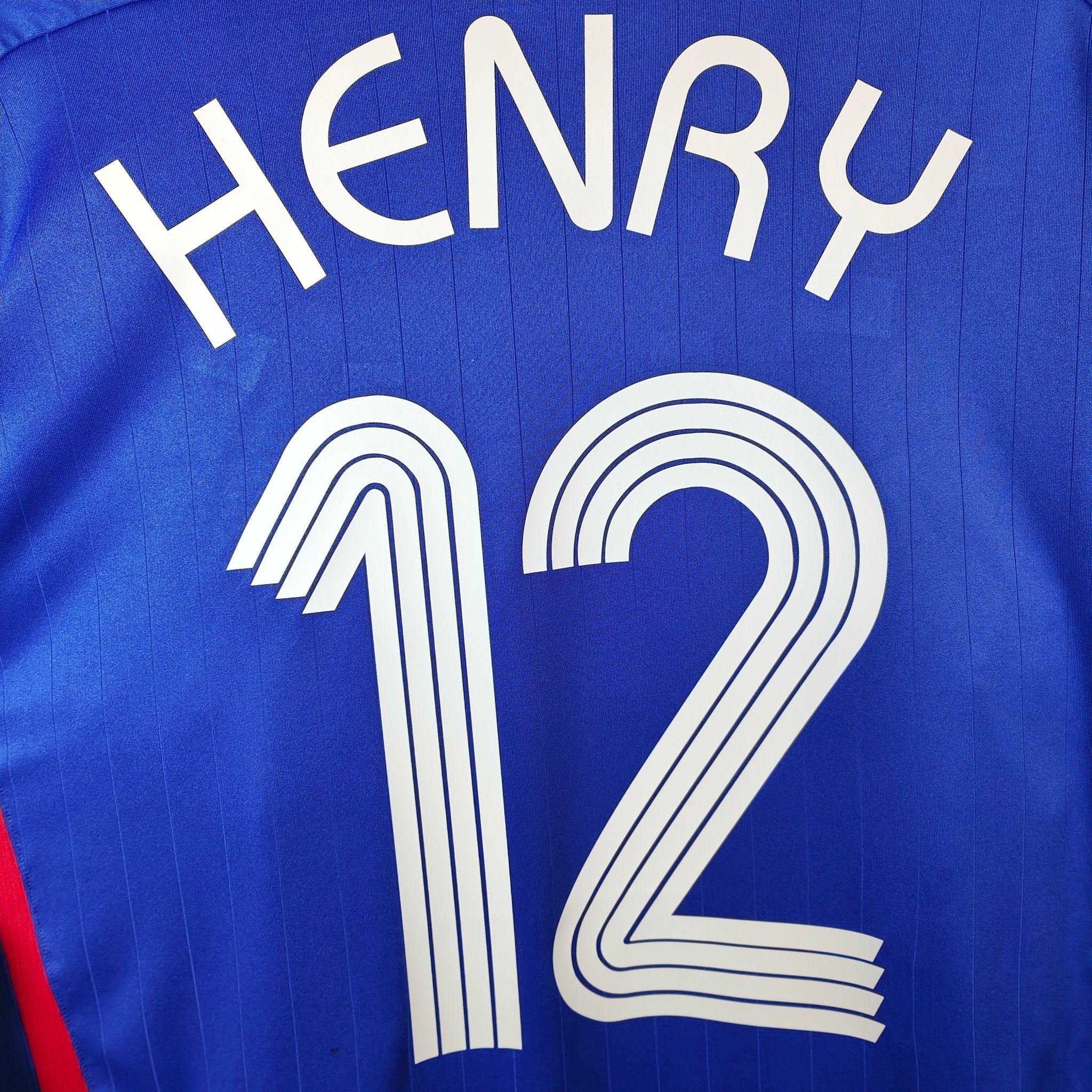 2006-07 France Home Shirt Henry #12 - 9/10 - (XL) – 740126 Adidas