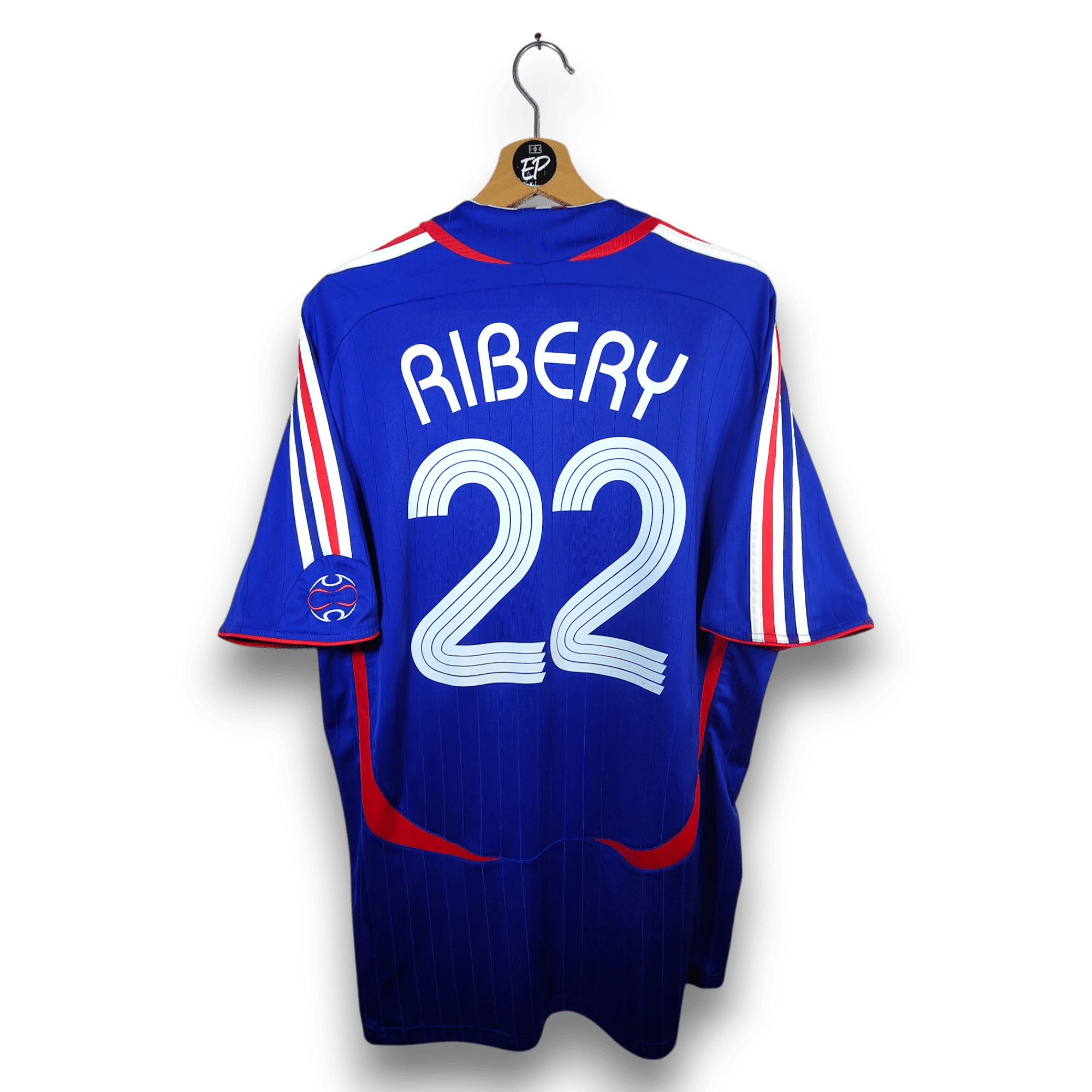 2006 - 07 France Home Shirt Ribery 22 - 8.5/10 - (XL) - Eternal Pitch