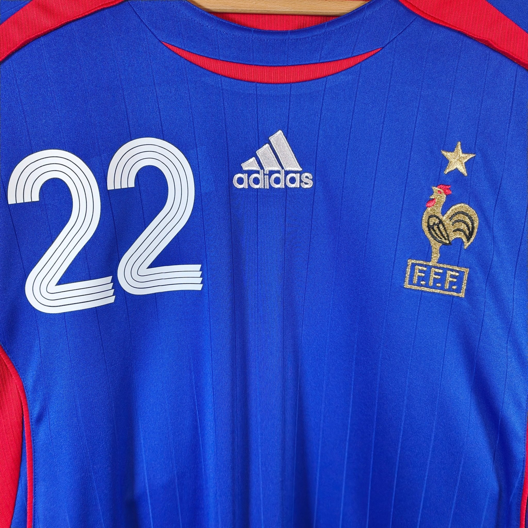 2006-07 France Home Shirt Ribery #22 - 8.5/10 - (XL) – 740126