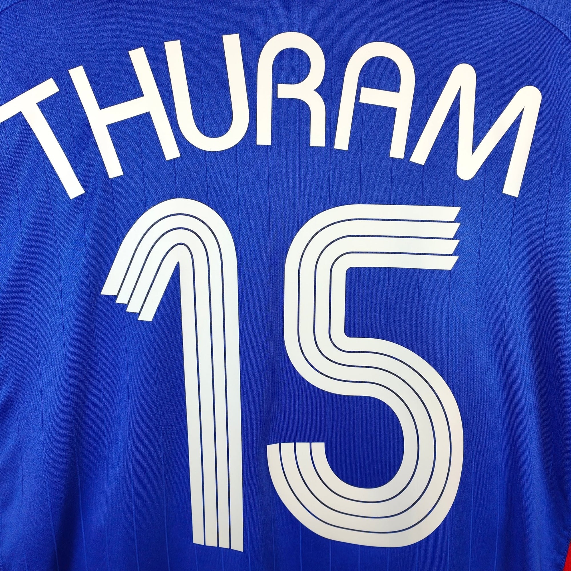 2006 - 07 France Home Shirt Thuram 15 - 9/10 - (XL) - Eternal Pitch