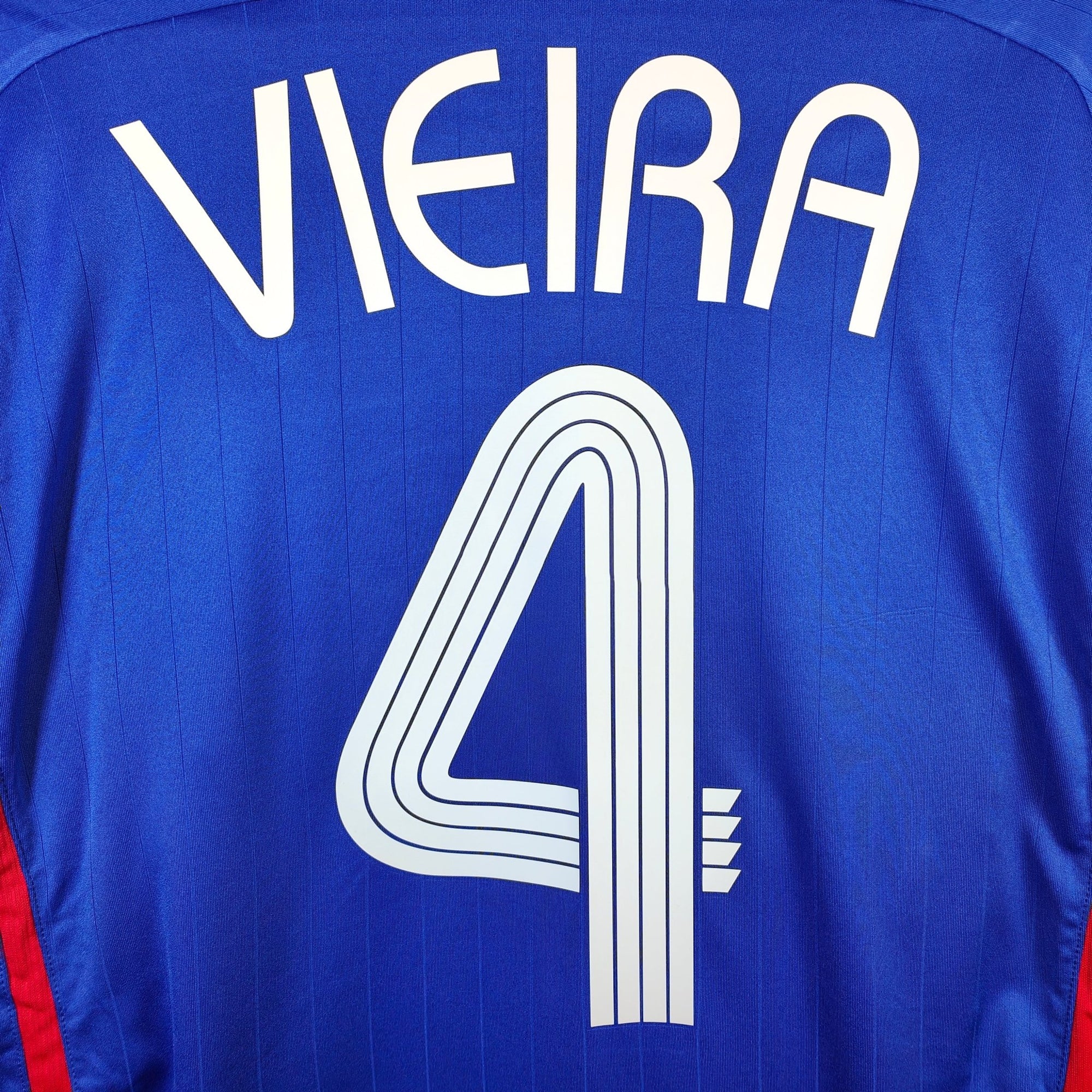 2006 - 07 France Home Shirt Vieira 4 - 9/10 - (L) - Eternal Pitch