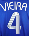 2006 - 07 France Home Shirt Vieira 4 - 9/10 - (L) - Eternal Pitch