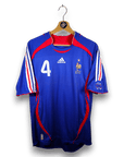 2006 - 07 France Home Shirt Vieira 4 - 9/10 - (L) - Eternal Pitch