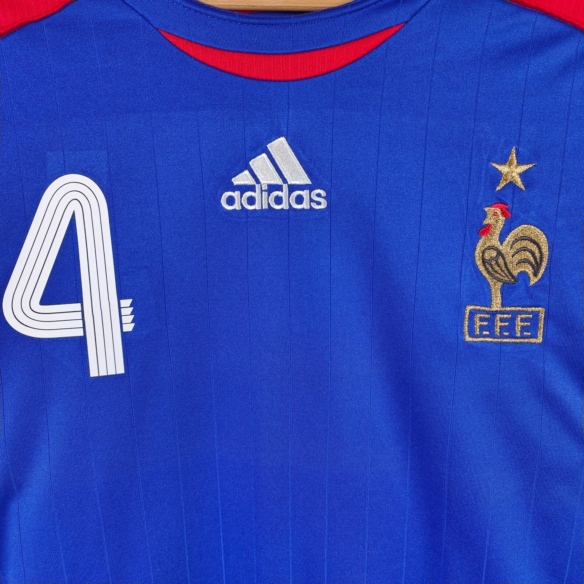 2006 - 07 France Home Shirt Vieira 4 - 9/10 - (L) - Eternal Pitch