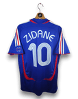 2006 - 07 France Home Shirt Zidane 10 - 8.5/10 - (M) - Eternal Pitch