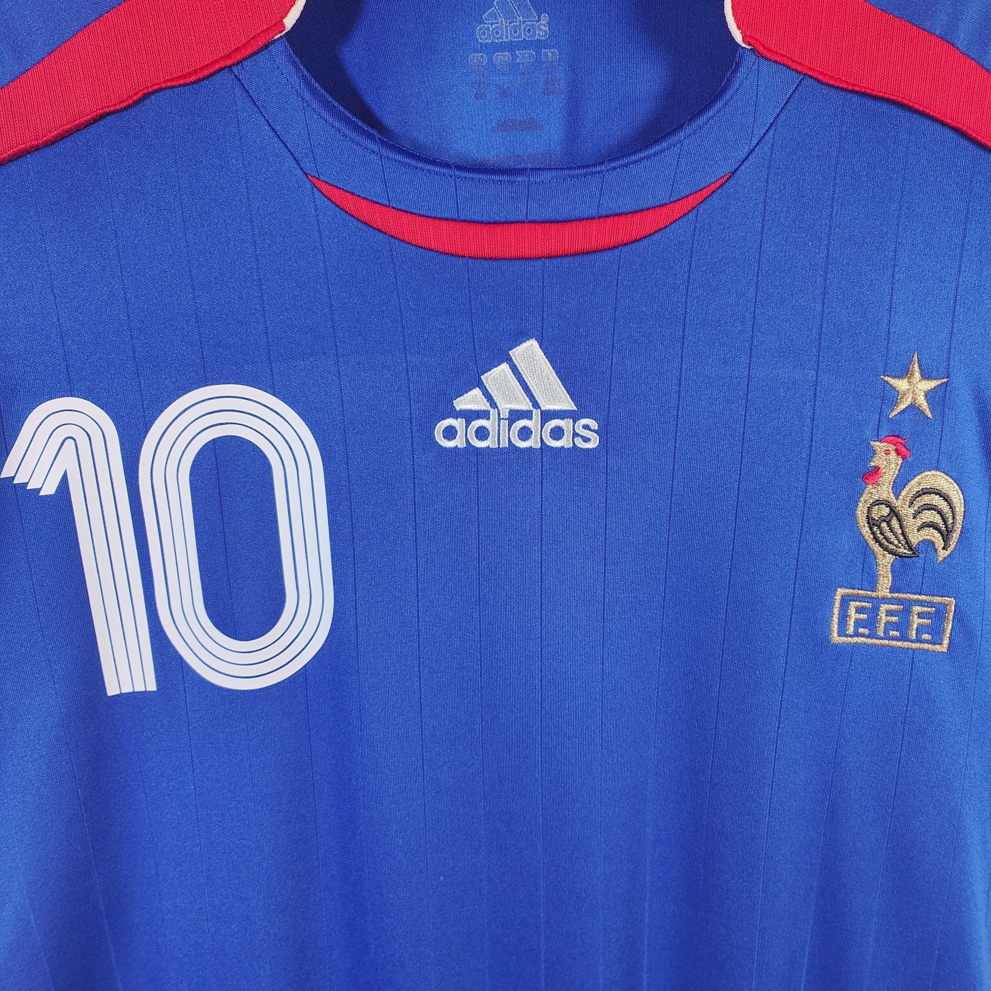 2006 - 07 France Home Shirt Zidane 10 - 9/10 - (XXL) - Eternal Pitch