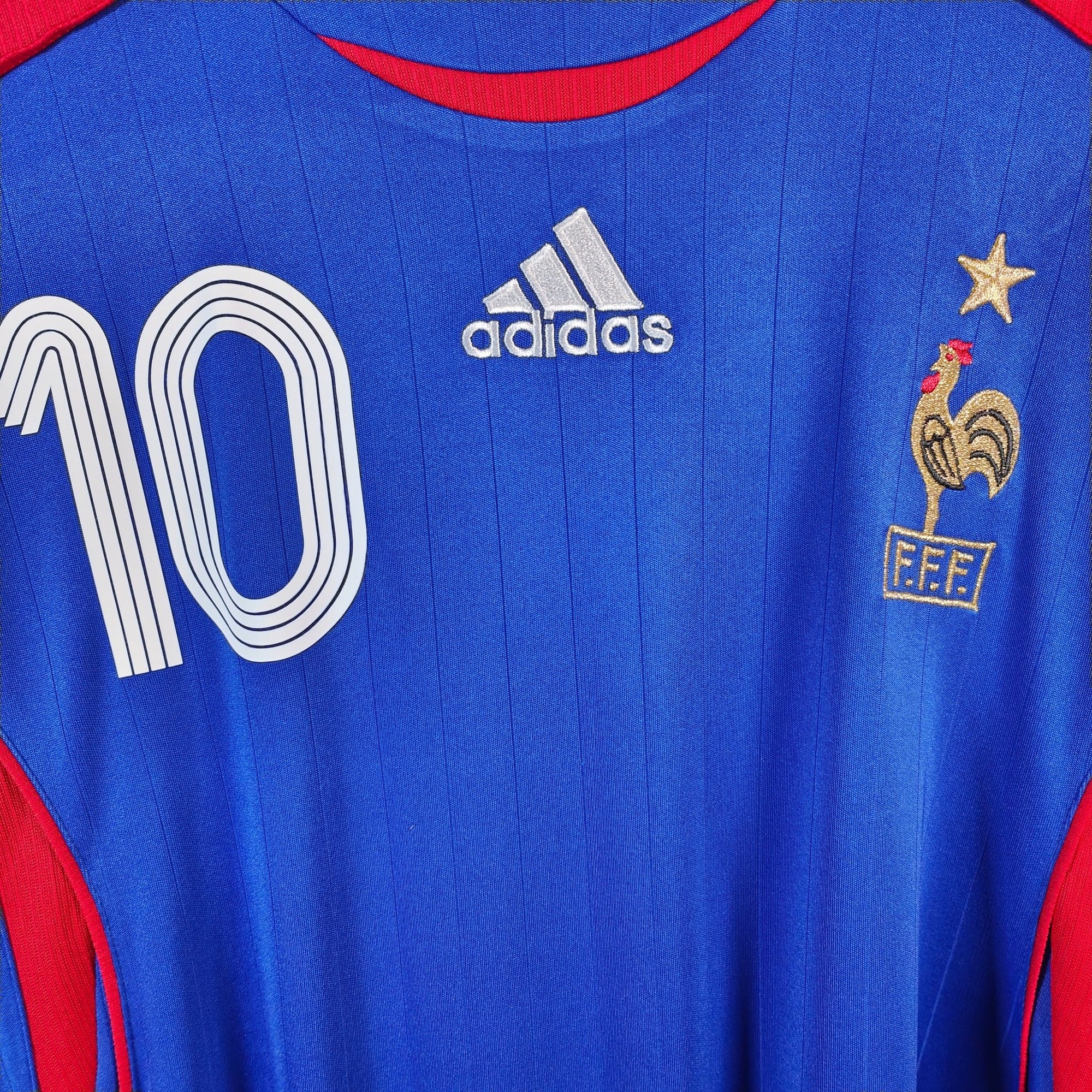 2006 - 07 France Home Shirt Zidane 10 - 9.5/10 - (L) - Eternal Pitch