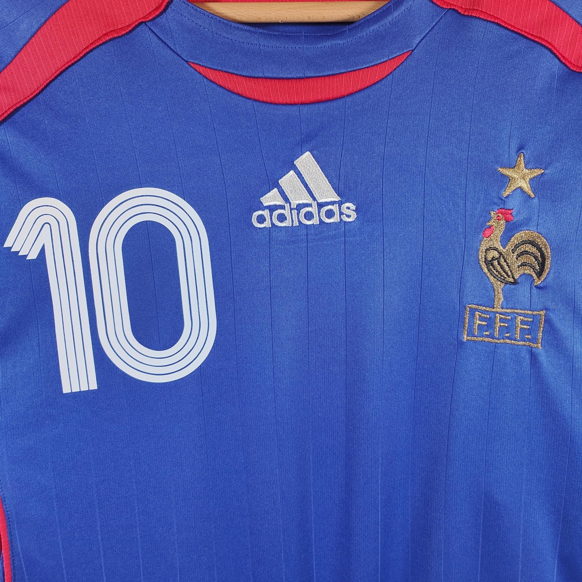 2006 - 07 France Home Shirt Zidane 10 - 9.5/10 - (M) - Eternal Pitch