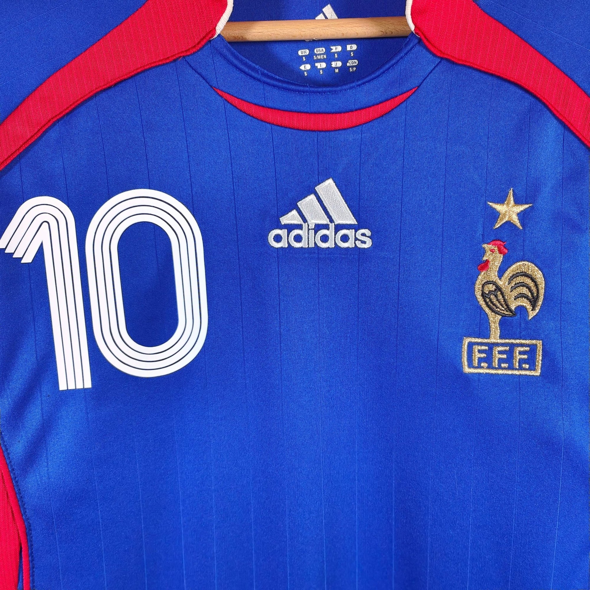 2006 - 07 France Home Shirt Zidane 10 - 9.5/10 - (S) - Eternal Pitch