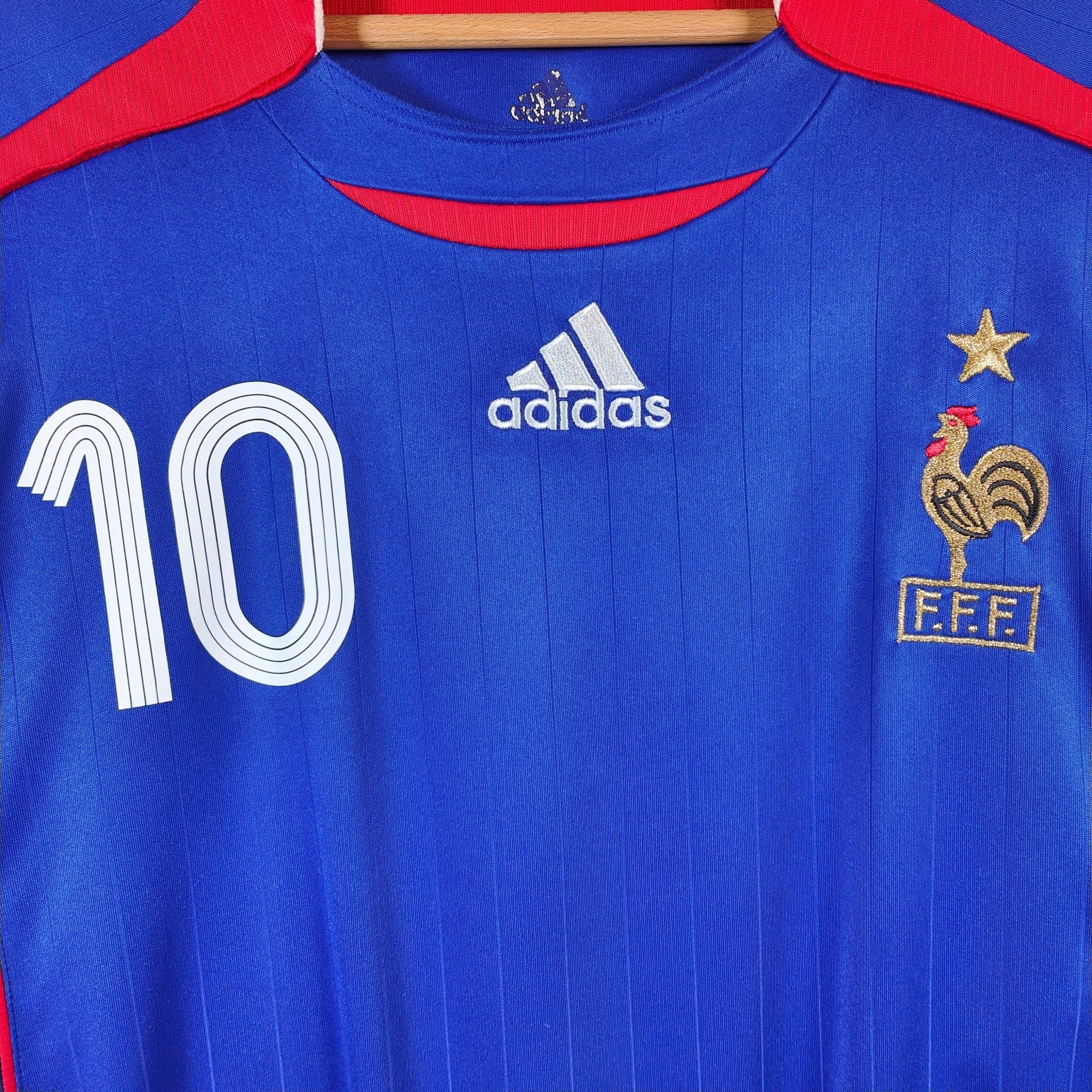 2006 - 07 France Home Shirt Zidane 10 - 9.5/10 - (XL) - Eternal Pitch