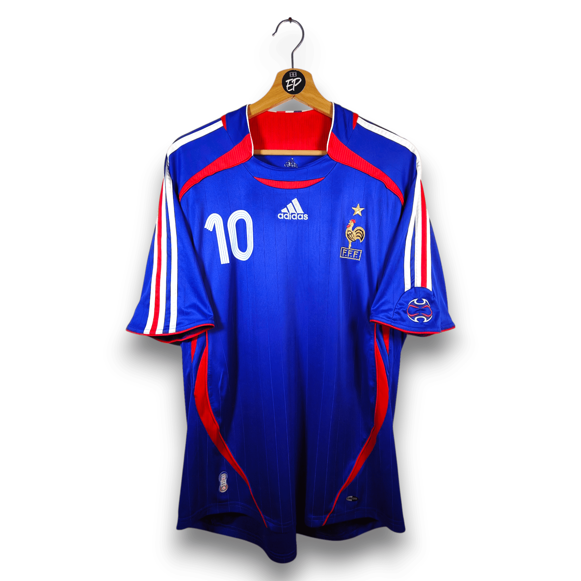 2006 - 07 France Home Shirt Zidane 10 - 9.5/10 - (XL) - Eternal Pitch