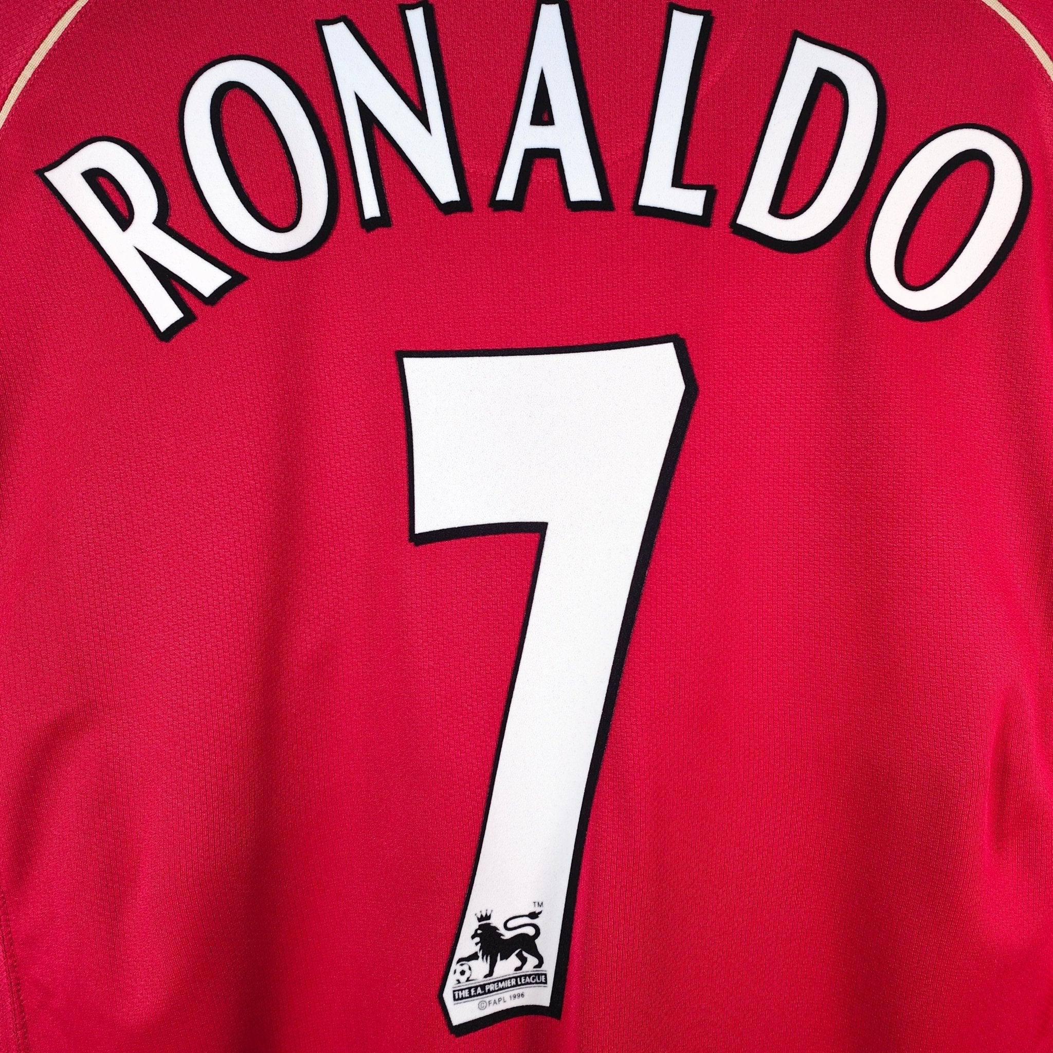 2006-07 Manchester United Home Shirt Ronaldo #7 - 9/10 - (M