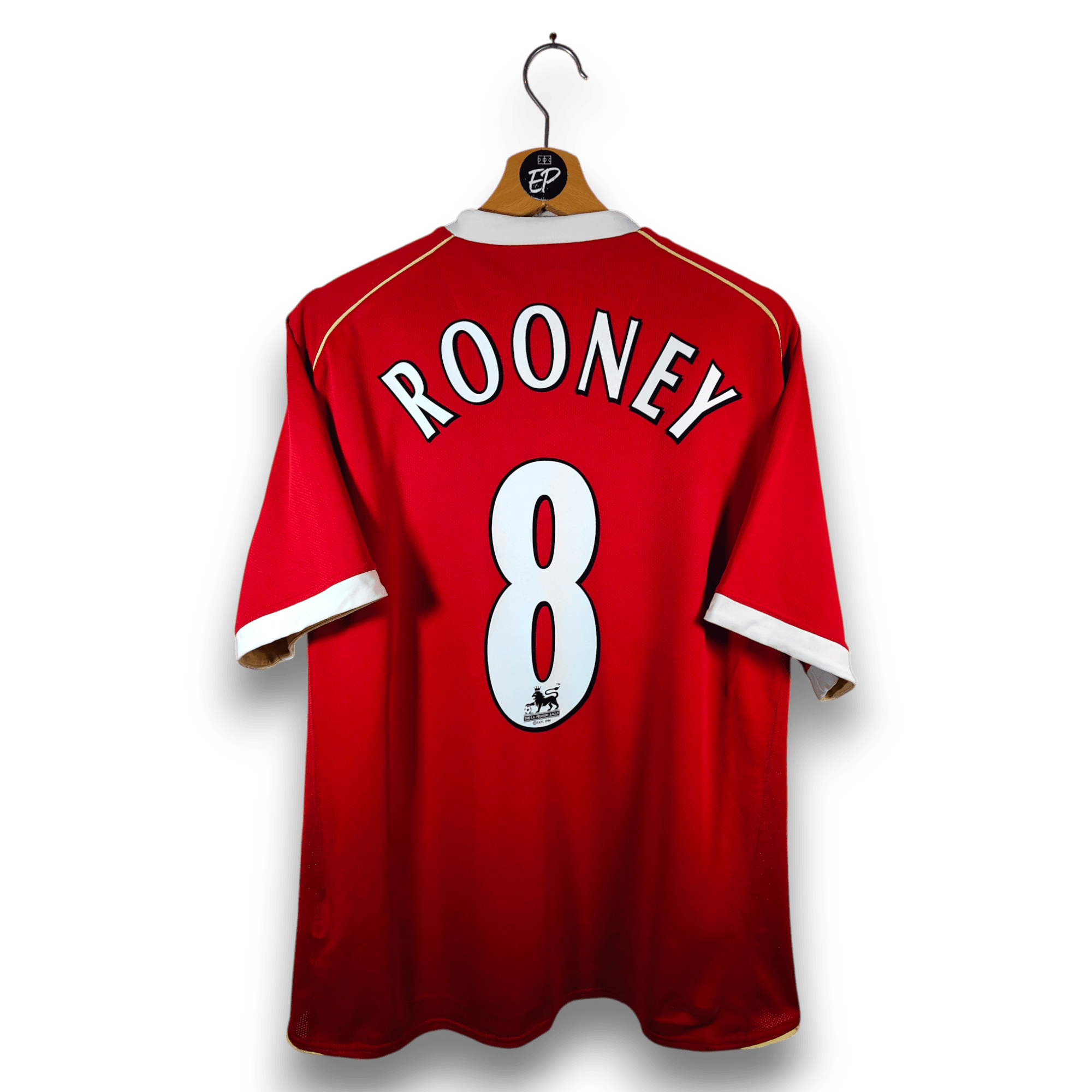 2006 - 07 Manchester United Home Shirt Rooney 8 - 8.5/10 - (M) - Eternal Pitch