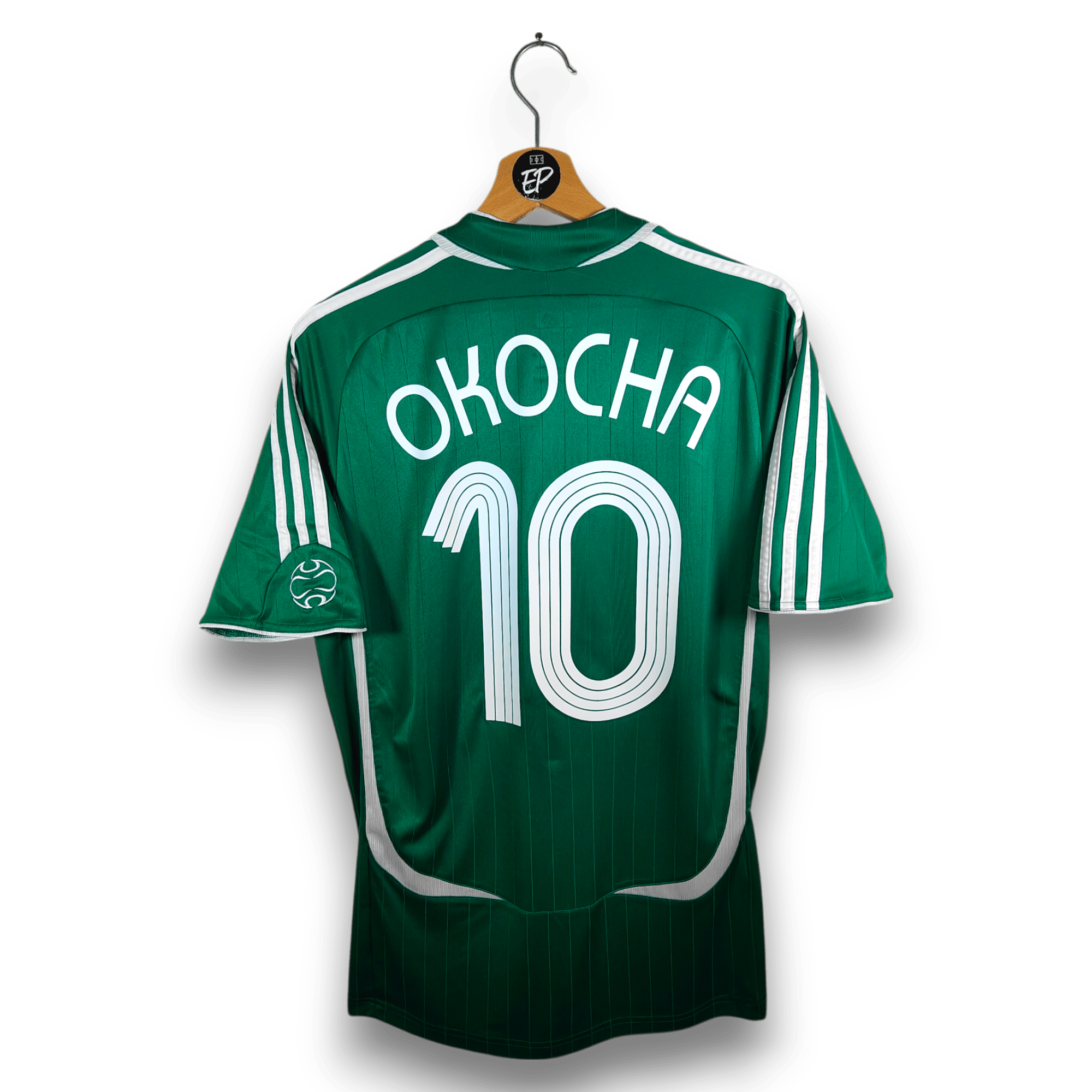 2006 - 07 Nigeria Home Shirt Okocha 10 - 9.5/10 - (M) - Eternal Pitch
