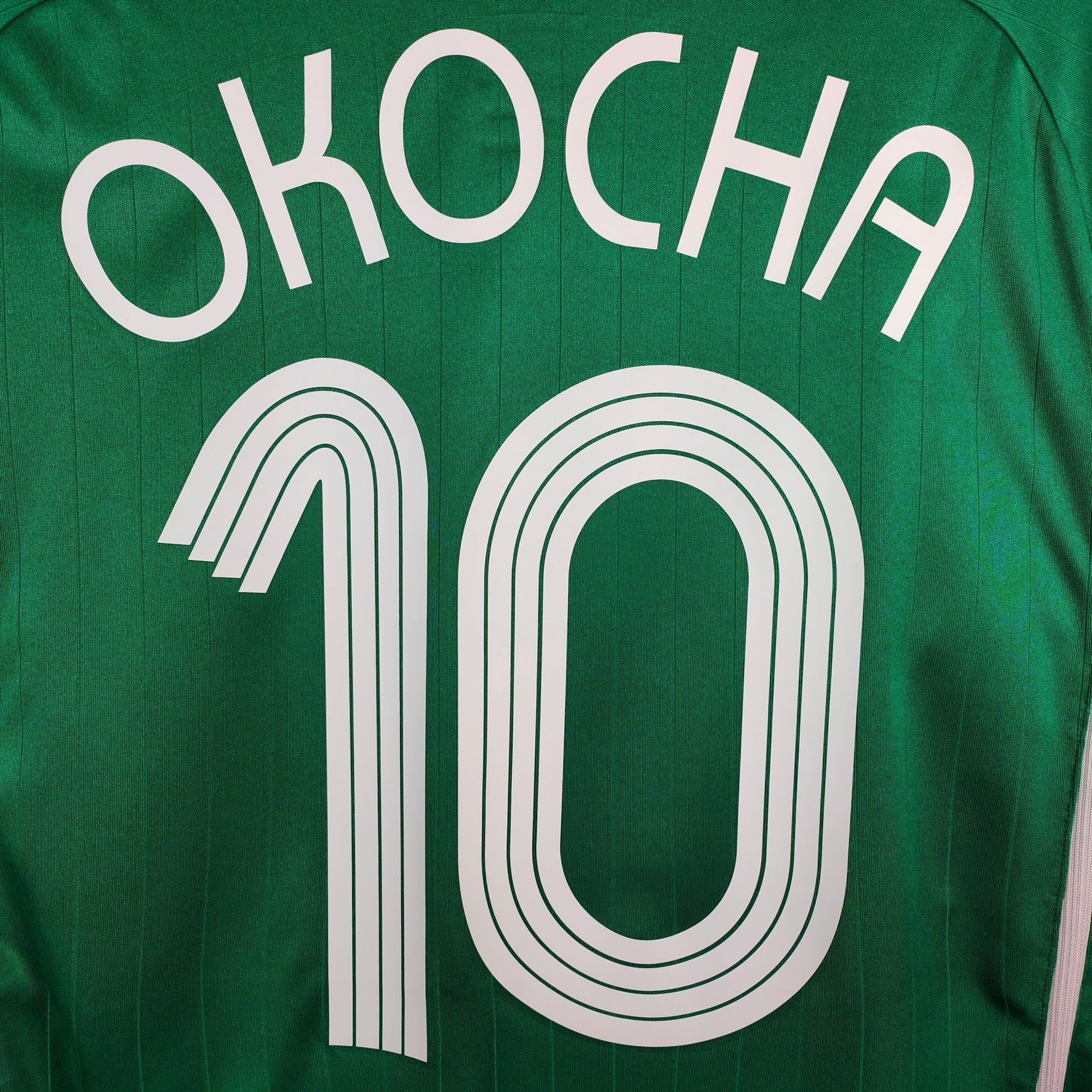2006 - 07 Nigeria Home Shirt Okocha 10 - 9.5/10 - (M) - Eternal Pitch