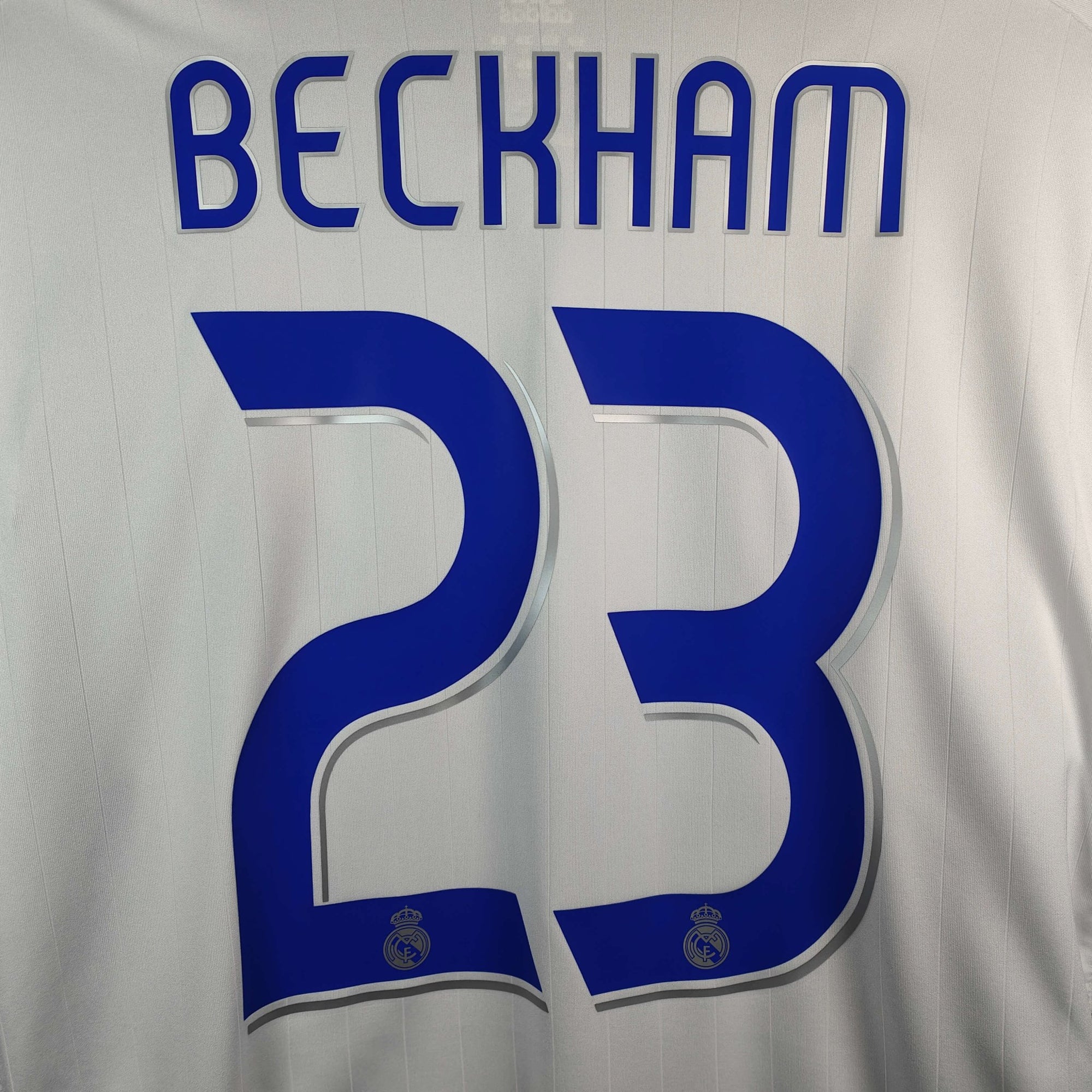 2006 - 07 Real Madrid Home Shirt Beckham 23 - 8.5/10 - (XL) - Eternal Pitch