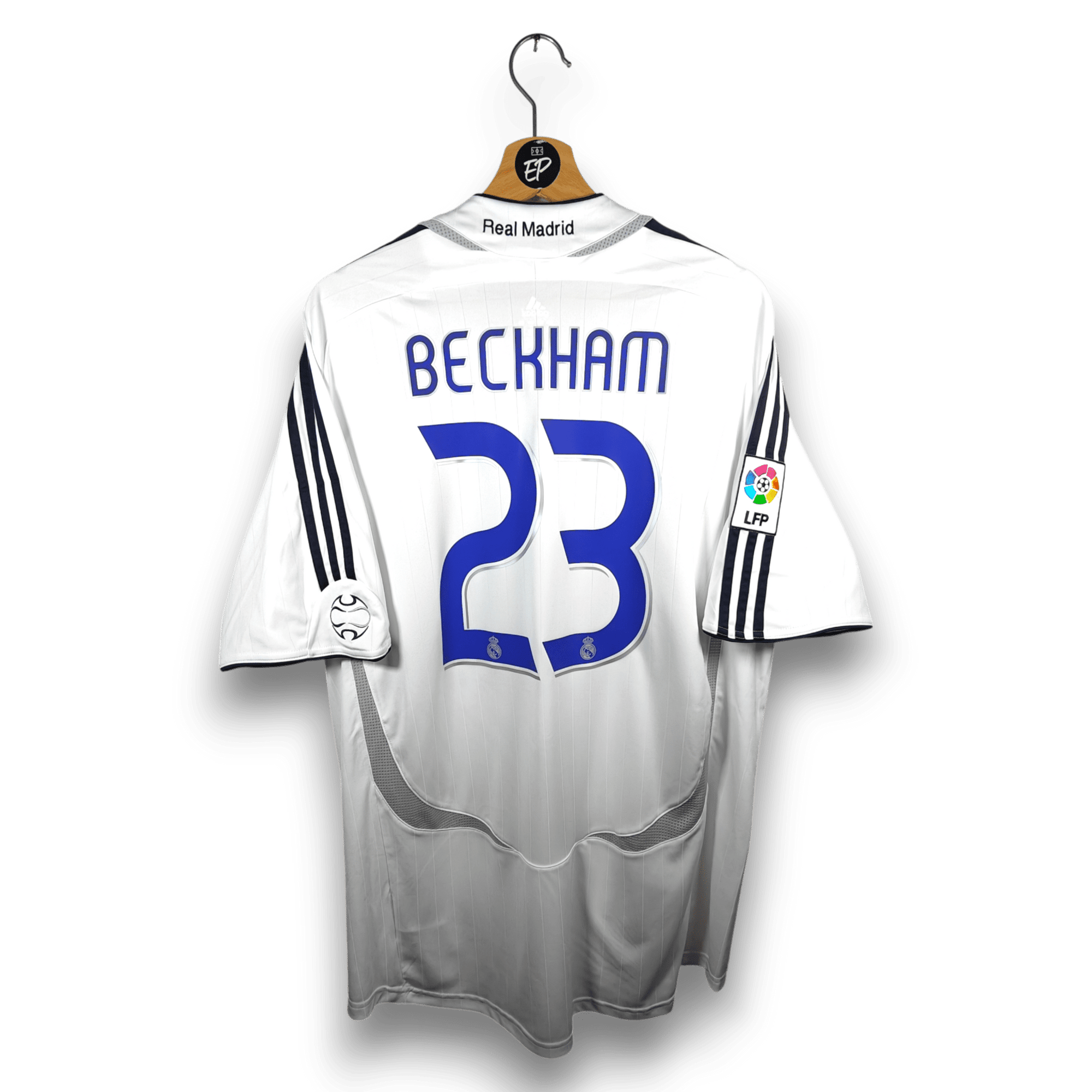 2006 - 07 Real Madrid Home Shirt Beckham 23 - 8.5/10 - (XL) - Eternal Pitch