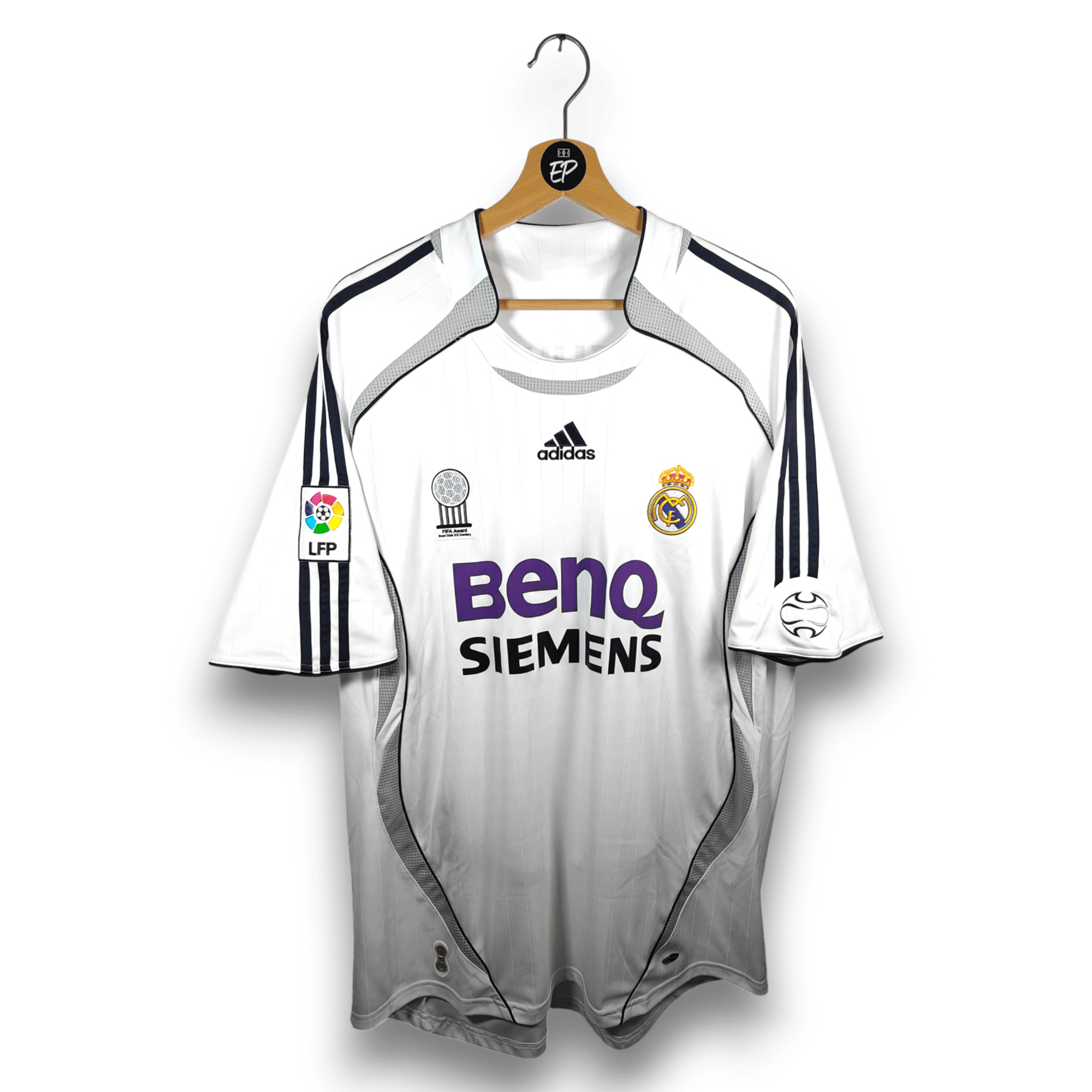 2006 - 07 Real Madrid Home Shirt Beckham 23 - 8.5/10 - (XL) - Eternal Pitch