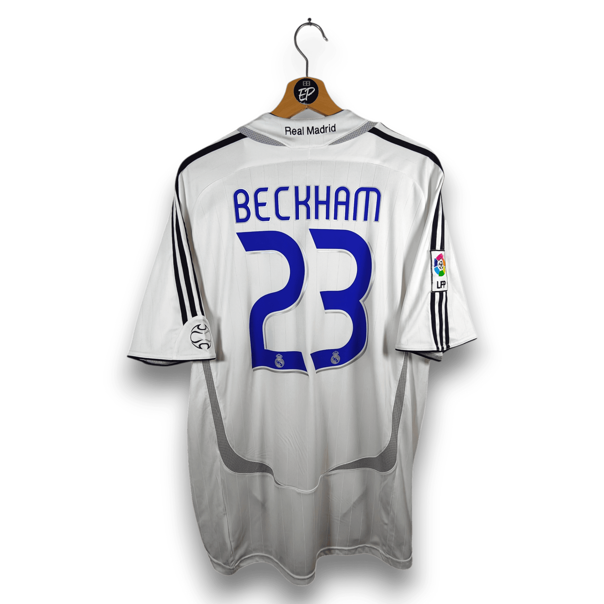 Real Madrid ジャージ ベッカム 23 David Beckham #23 Real Madrid 2005/2006 Retro Blue Short