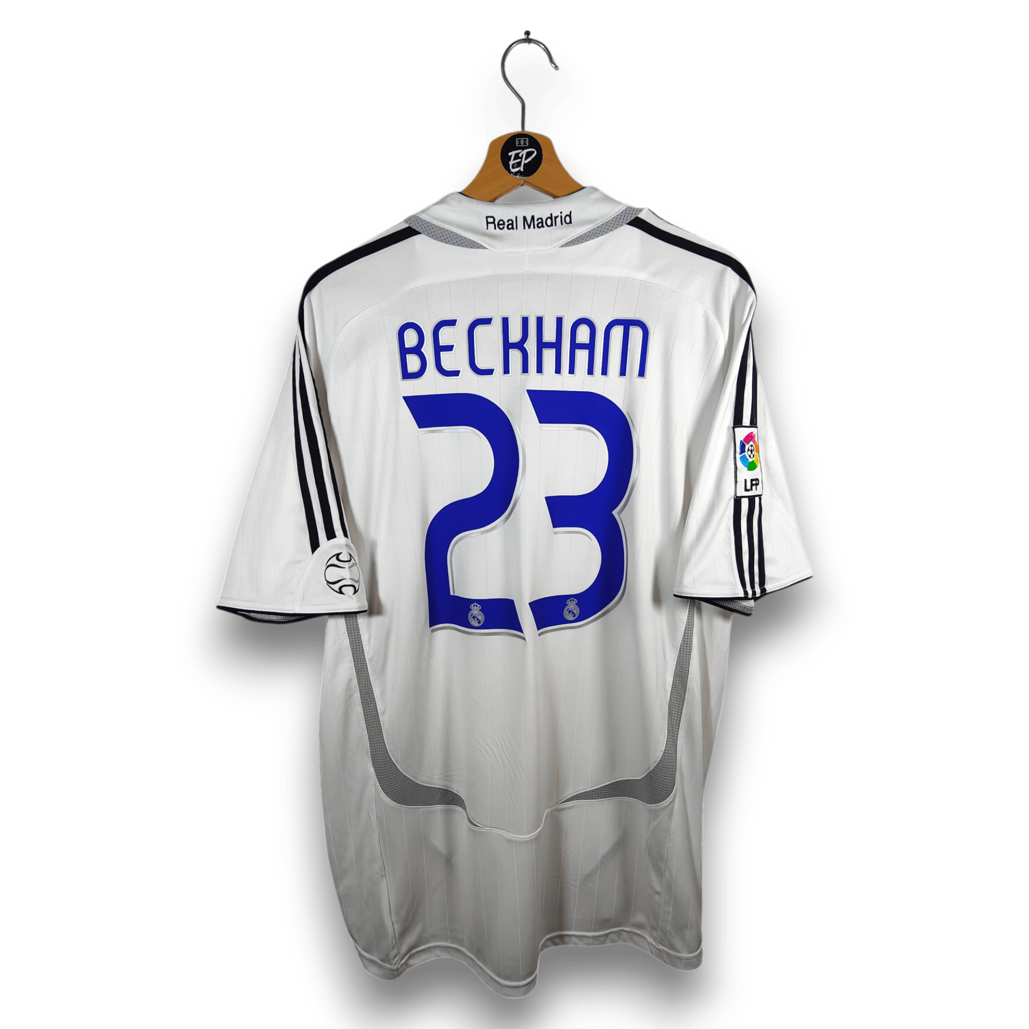 2006 - 07 Real Madrid Home Shirt Beckham 23 - 9.5/10 - (L) - Eternal Pitch