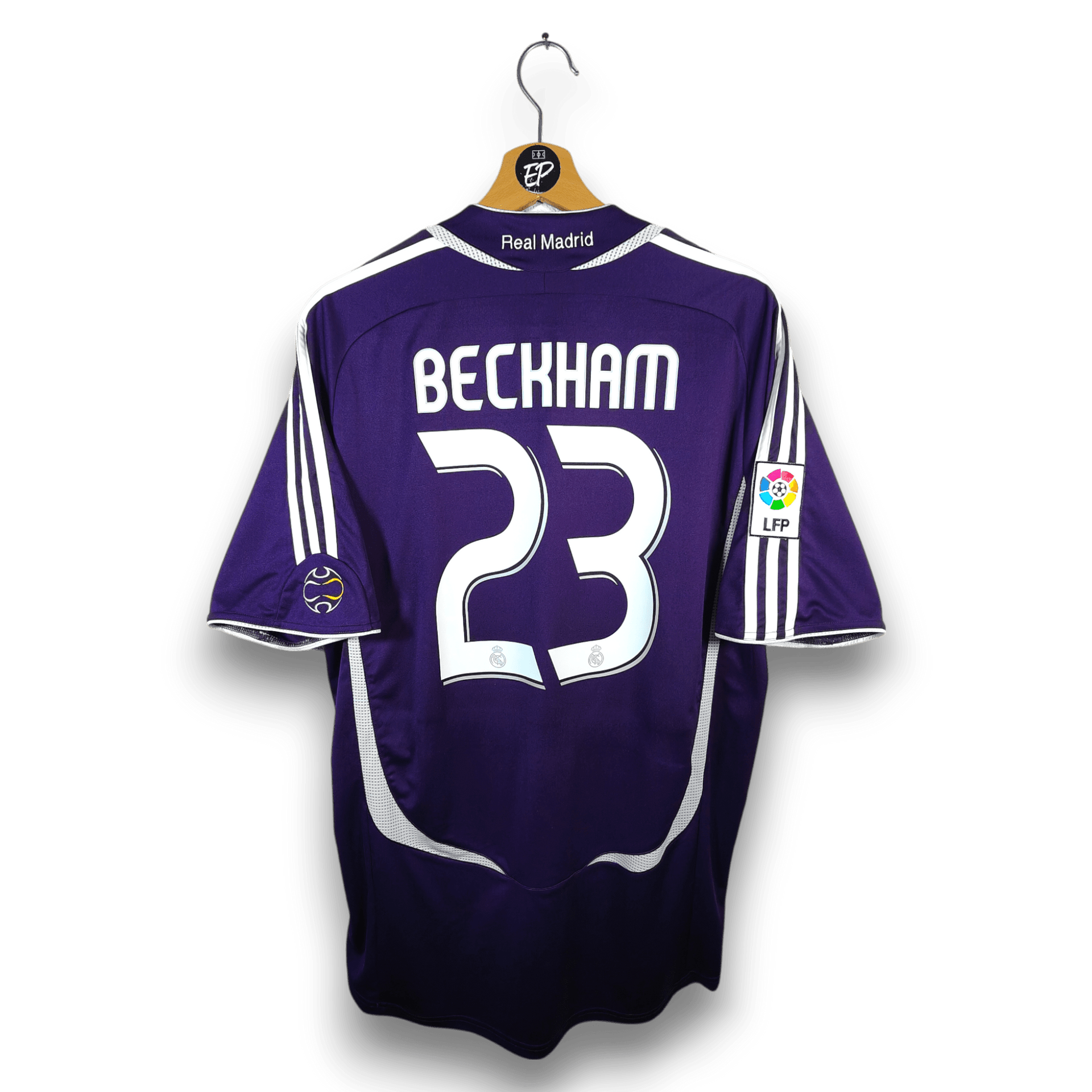 2006-07 Real Madrid Third Shirt Beckham #23 - 9/10 - (L) – 055226