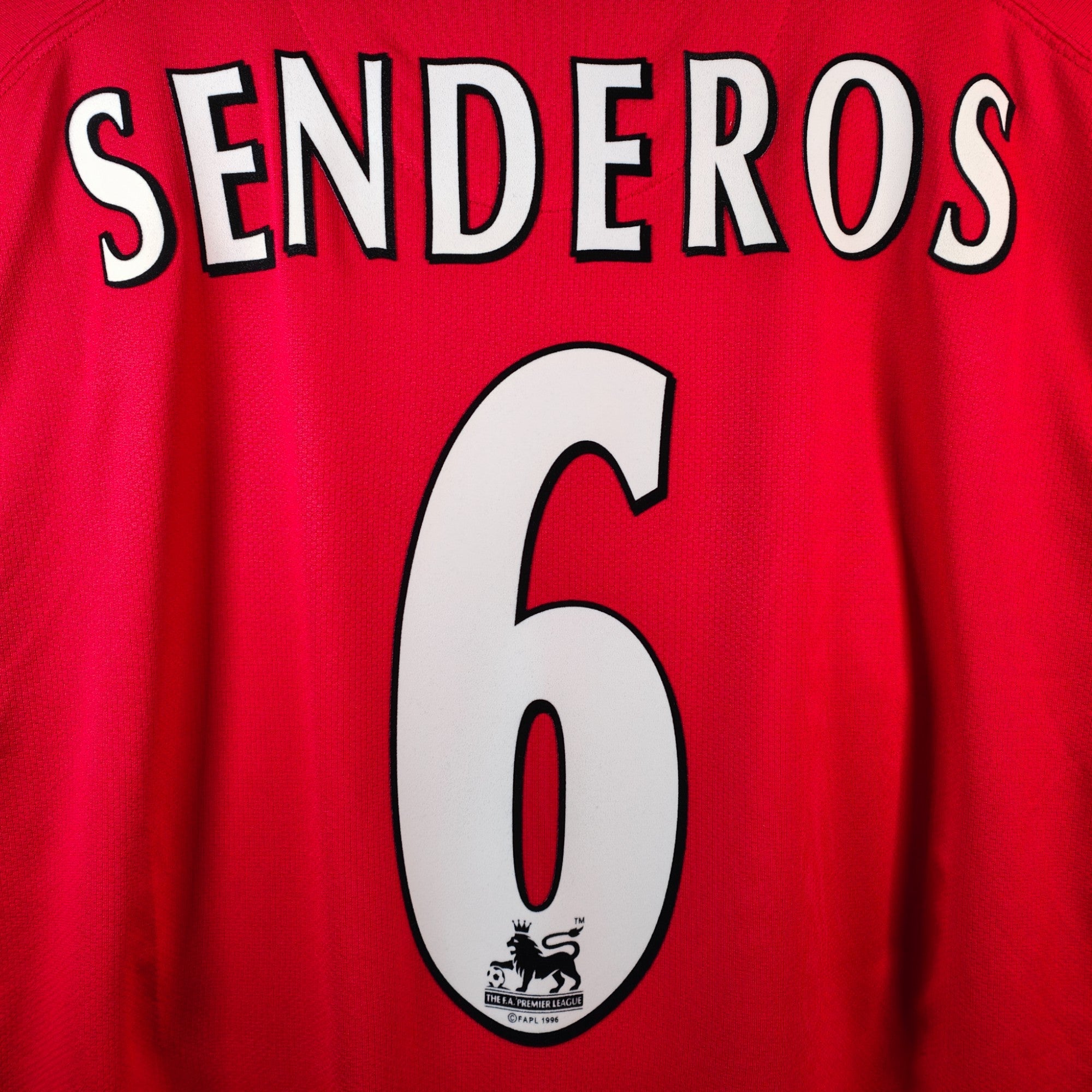 2006 - 08 Arsenal Home Shirt Senderos 6 (L) - Eternal Pitch