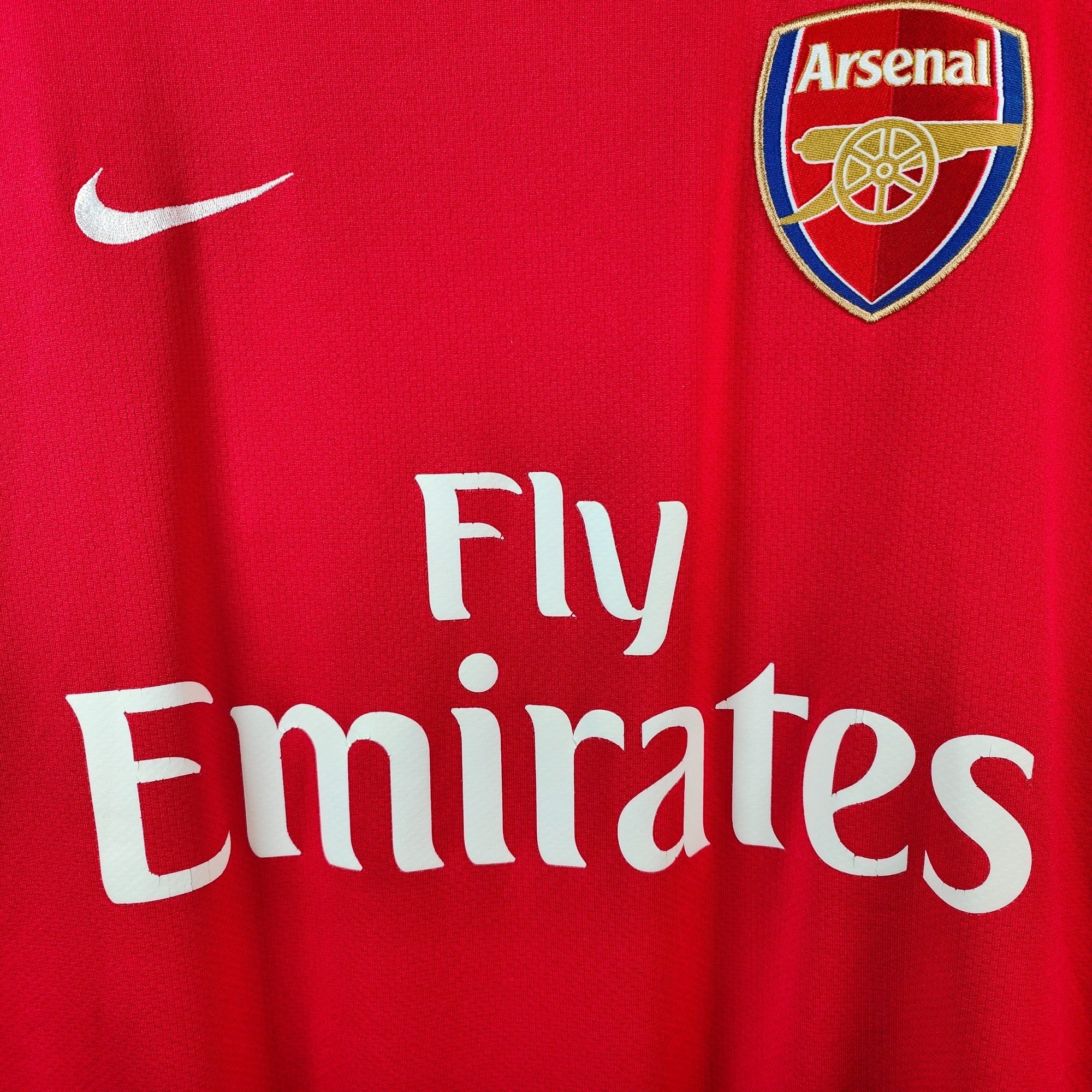 2006 - 08 Arsenal Home Shirt Senderos 6 (L) - Eternal Pitch