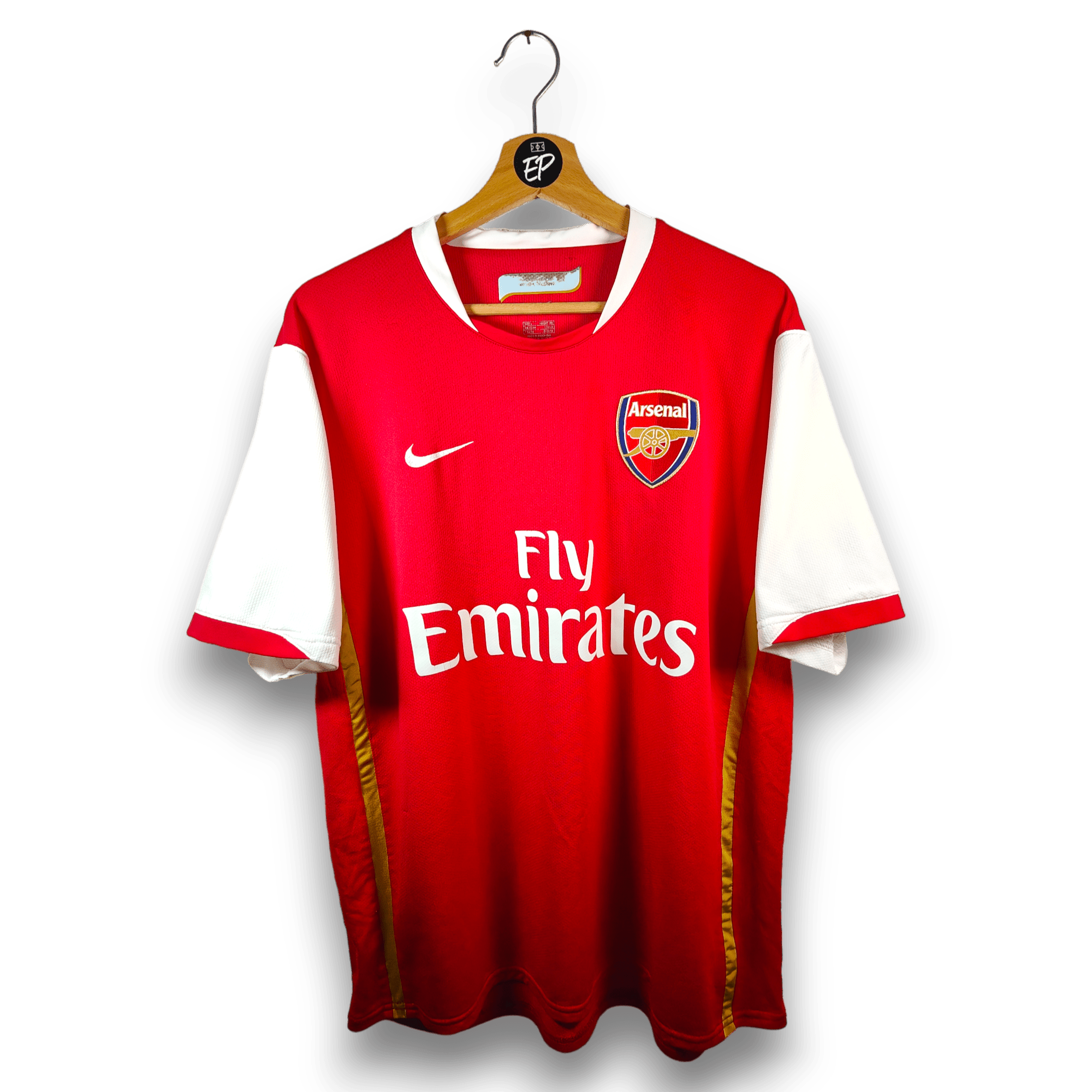 2006 - 08 Arsenal Home Shirt Senderos 6 (L) - Eternal Pitch