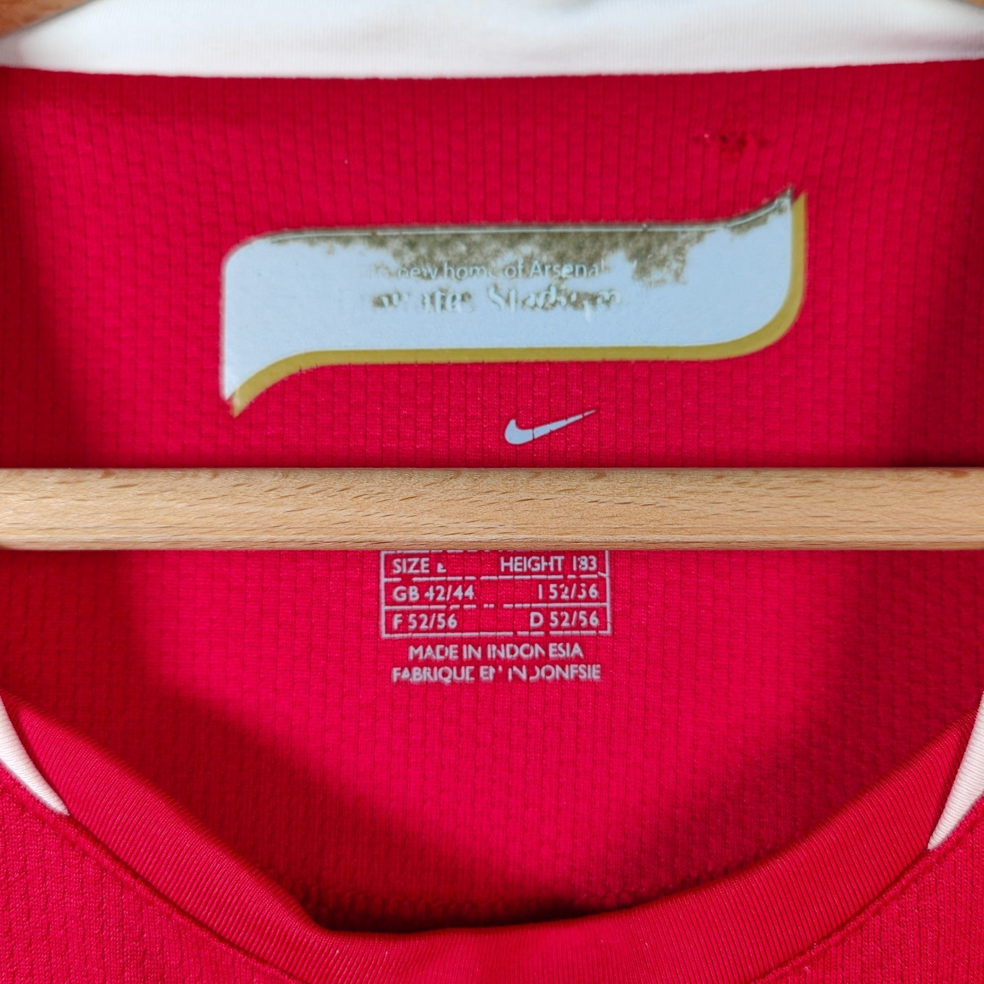 2006 - 08 Arsenal Home Shirt Senderos 6 (L) - Eternal Pitch