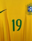 2006 - 08 Brazil Home Shirt Juninho 19 - 9/10 - (XL) - Eternal Pitch