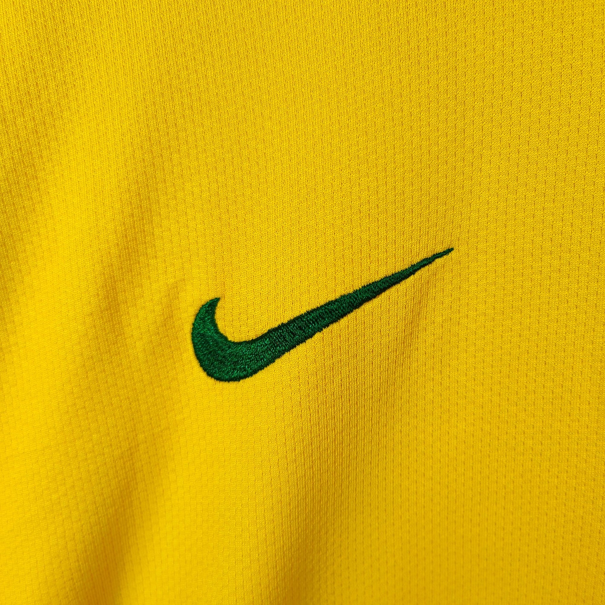 2006 - 08 Brazil Home Shirt Juninho 19 - 9/10 - (XL) - Eternal Pitch