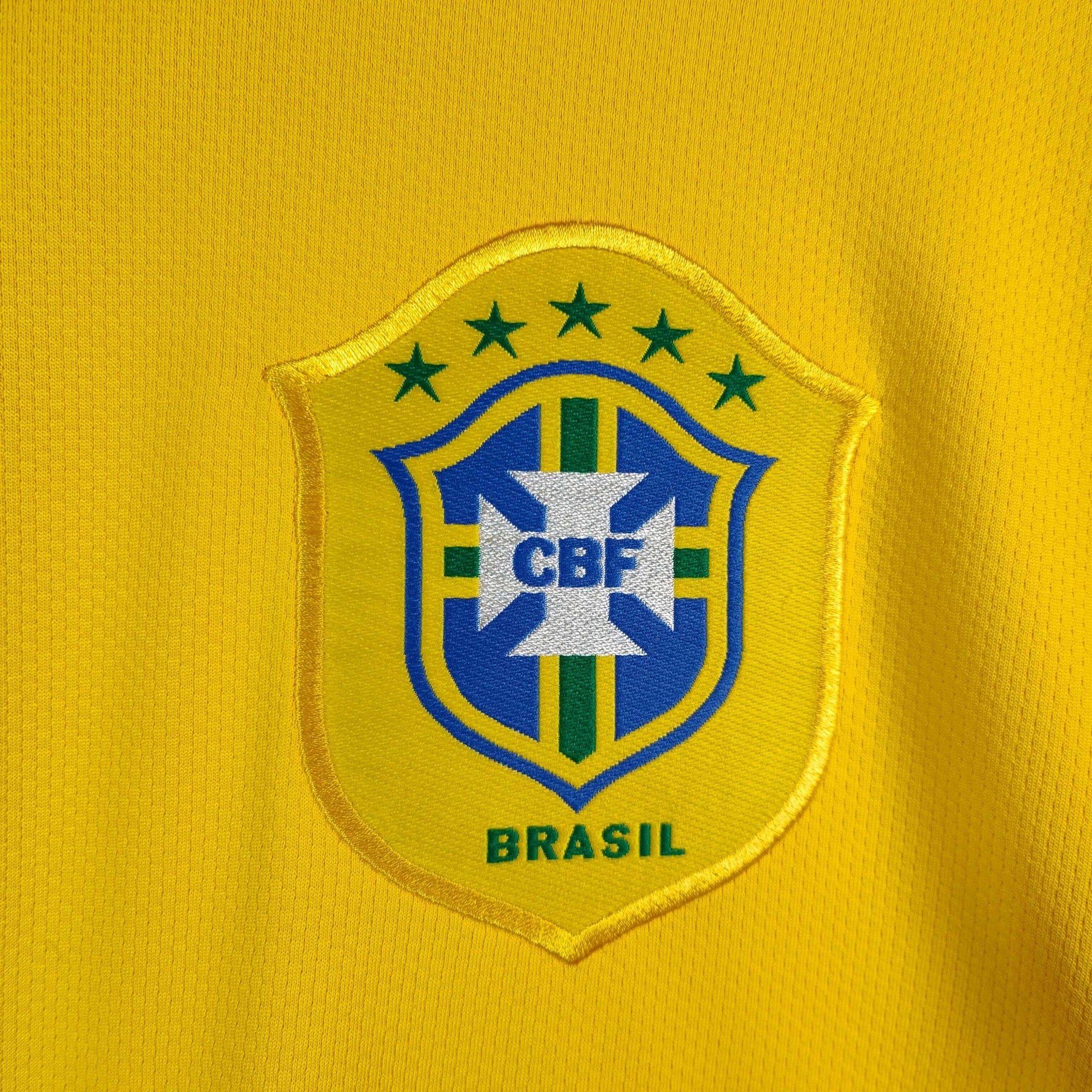 2006 - 08 Brazil Home Shirt Ronaldinho 10 - 8.5/10 - (XL) - Eternal Pitch