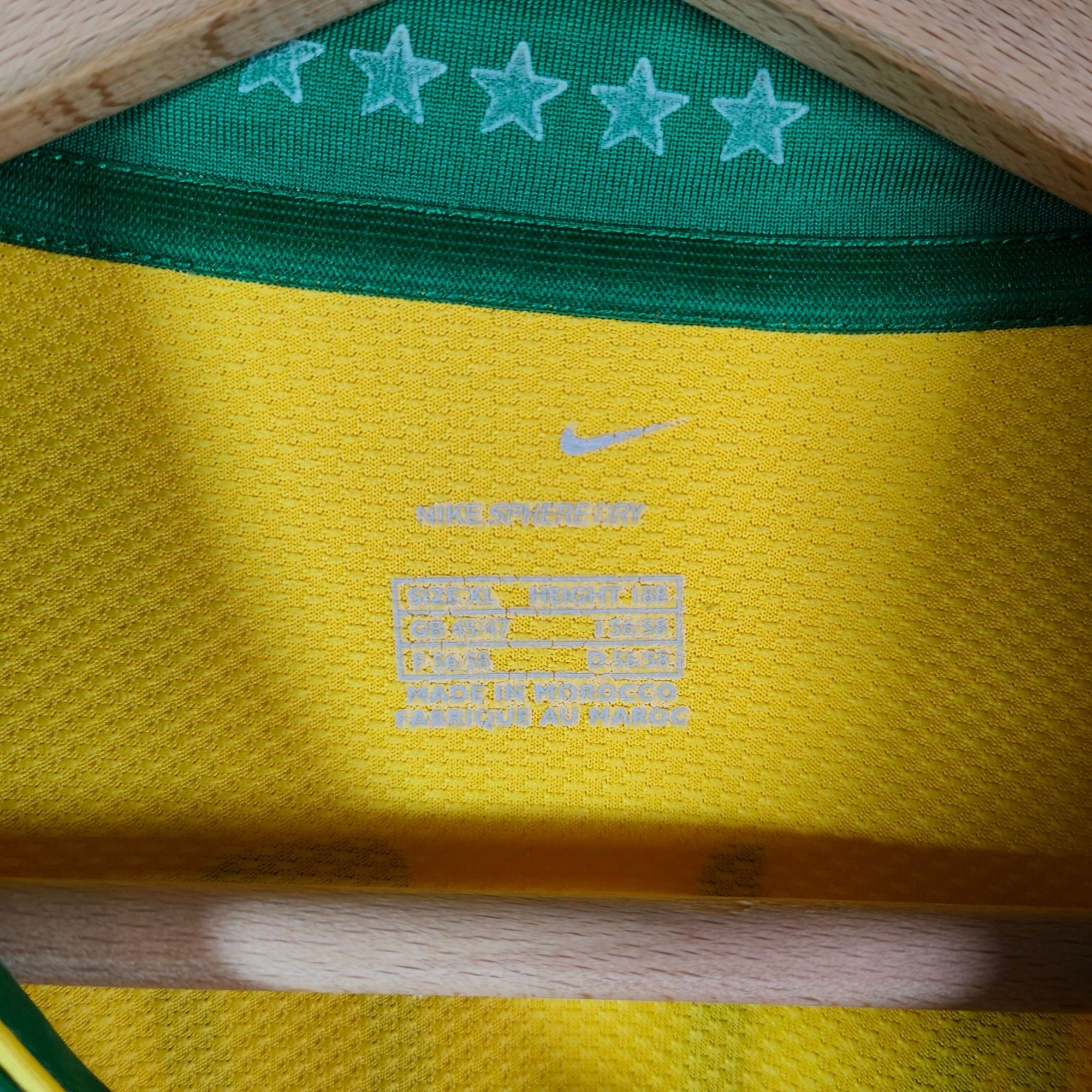 2006 - 08 Brazil Home Shirt Ronaldinho 10 - 8.5/10 - (XL) - Eternal Pitch