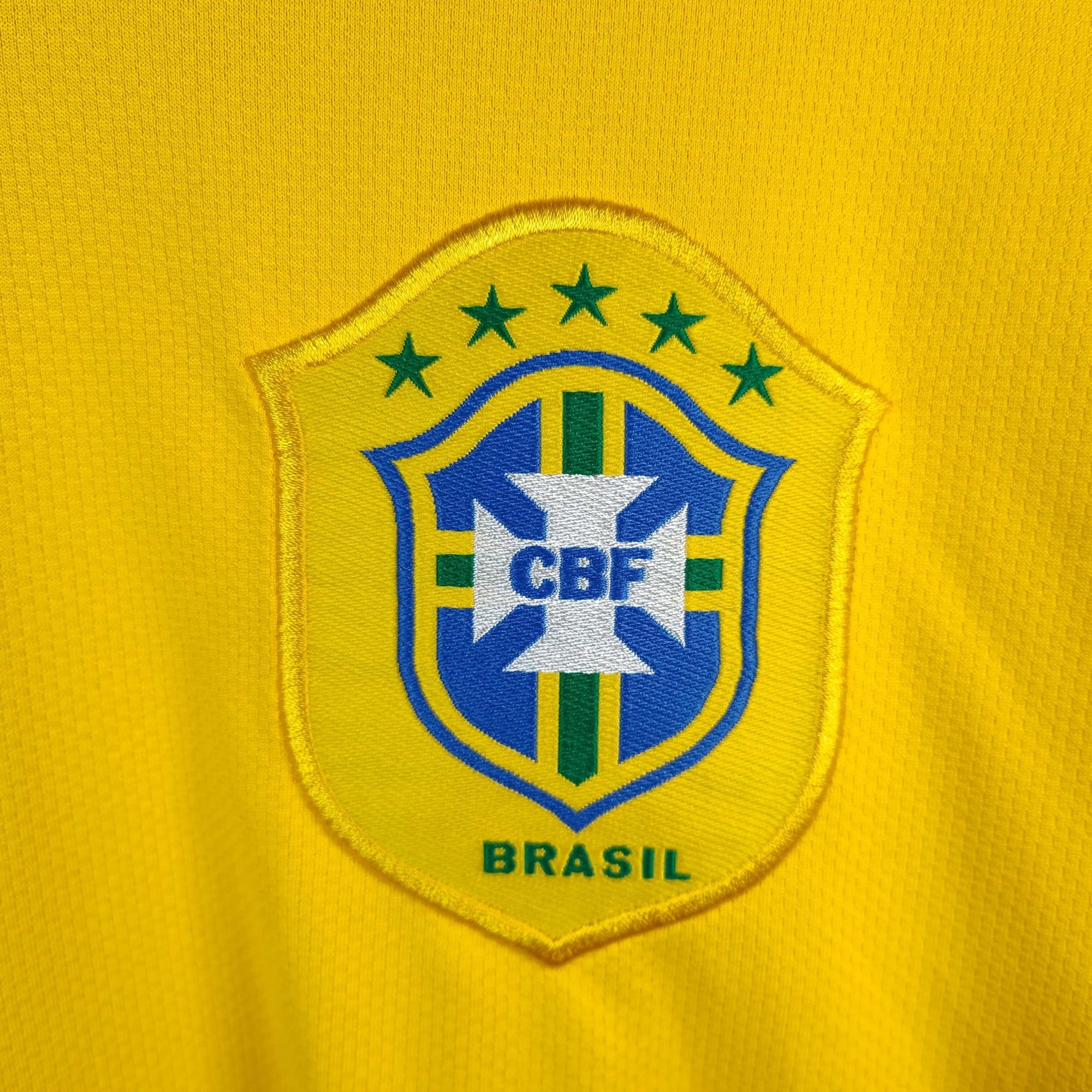 2006 - 08 Brazil Home Shirt Ronaldinho 10 - 9.5/10 - (XXL) - Eternal Pitch