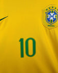 2006 - 08 Brazil Home Shirt Ronaldinho 10 - 9.5/10 - (XXL) - Eternal Pitch