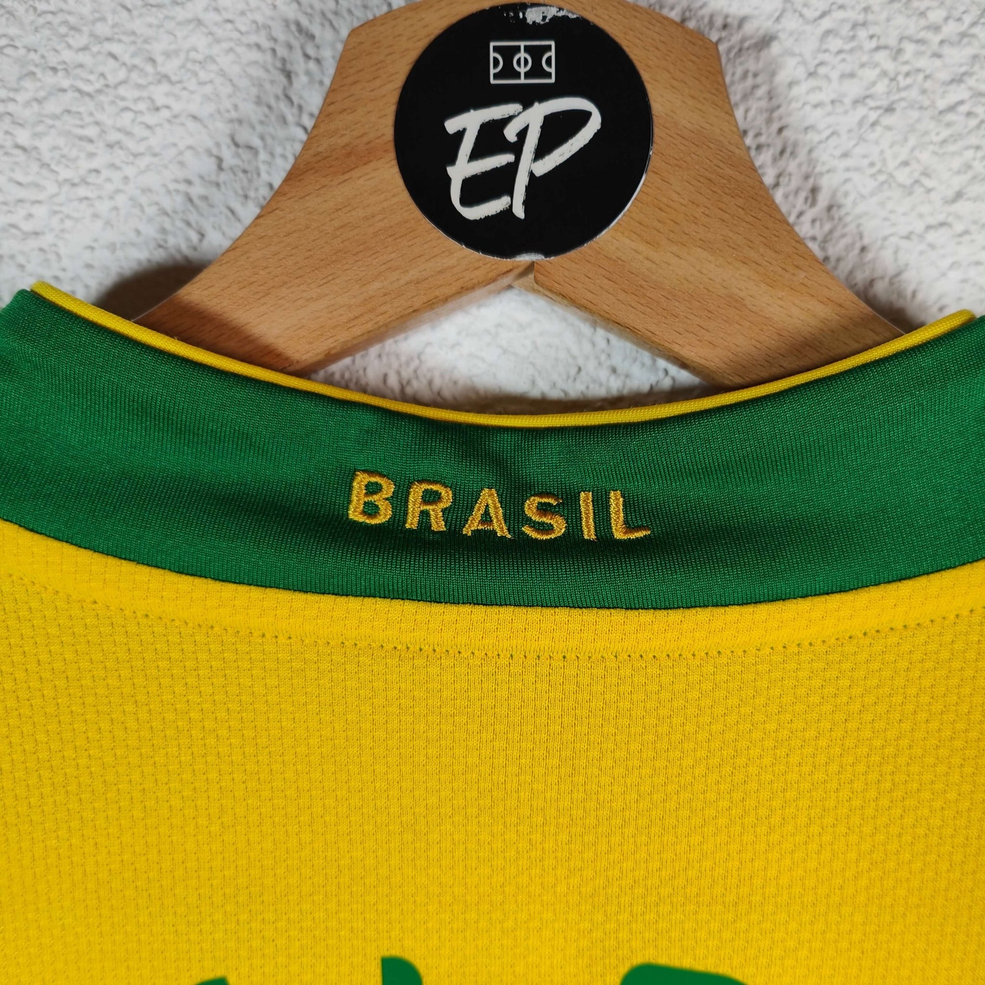 2006 - 08 Brazil Home Shirt Ronaldinho 10 - 9.5/10 - (XXL) - Eternal Pitch