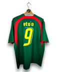 2006 - 08 Cameroon Home Shirt Eto’o 9 - 9.5/10 - (XL) - Eternal Pitch